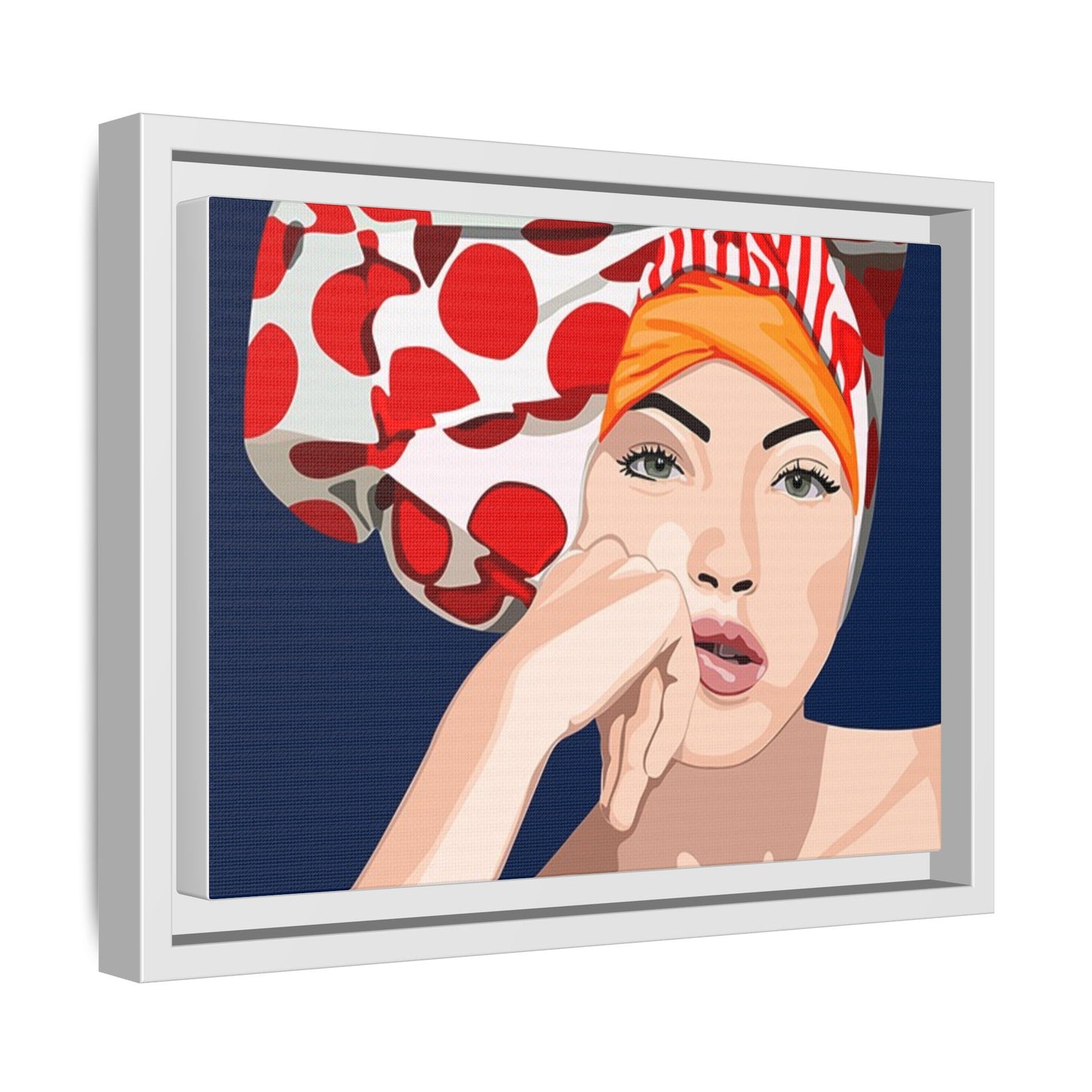Vivid 20 by Orit Fuchs Pop Art Matte Canvas Framed Wall Art Print