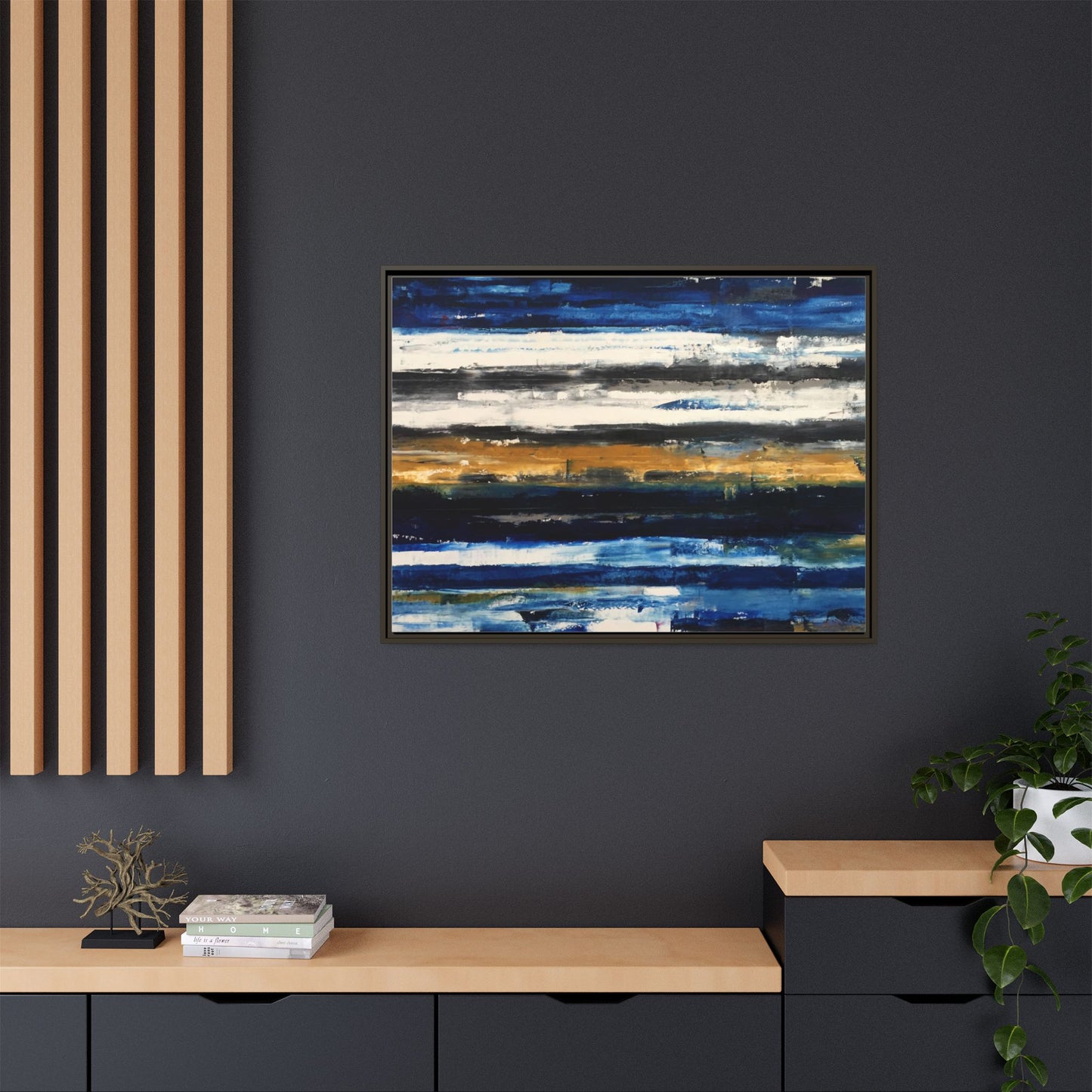 Tiny Buddha by Todd Williamson Framed Matte Canvas Abstract  Wall Art