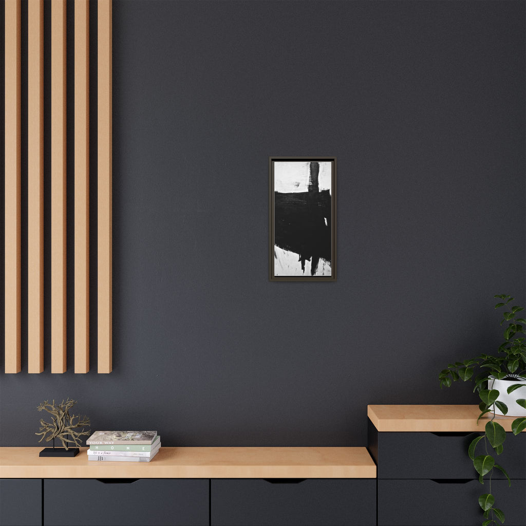 Sabra by Franz Kline Abstract Matte Canvas Framed Wall Art Print