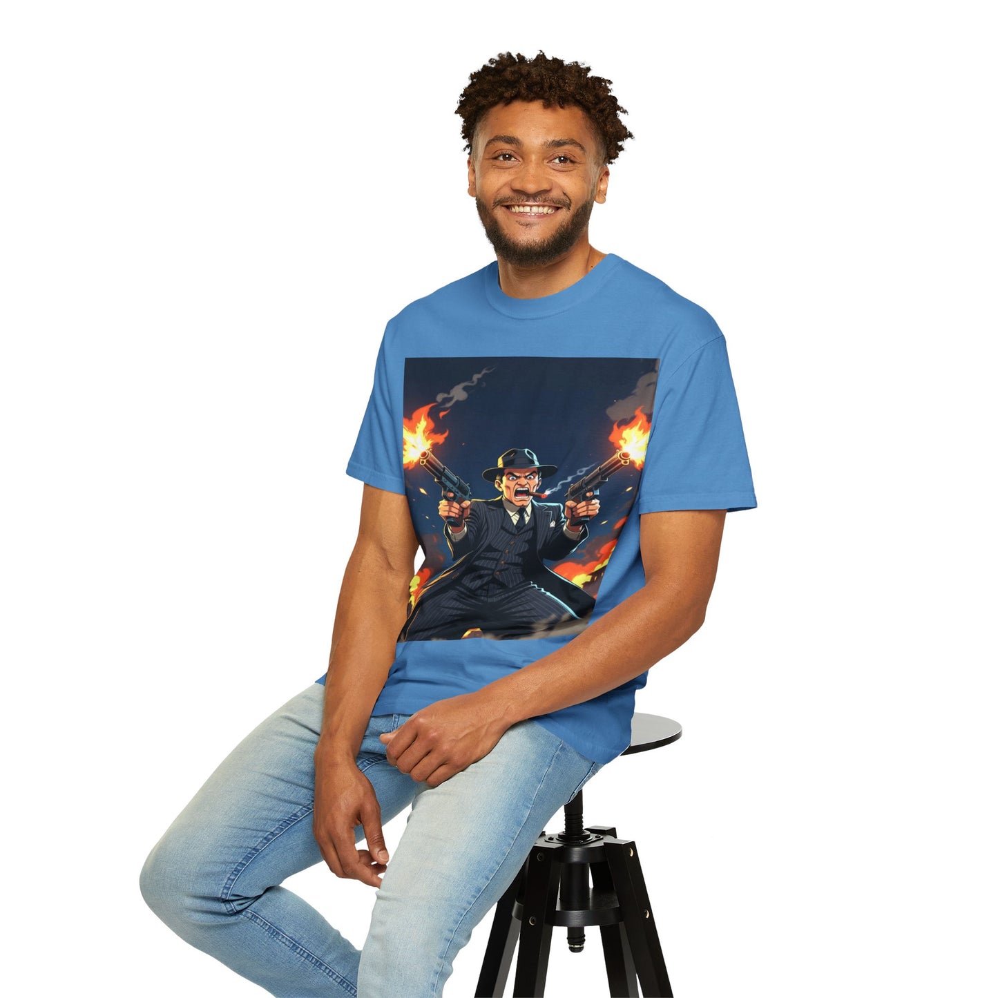 Gangster T‑Shirt — Vintage Outlaw Graphic Tee