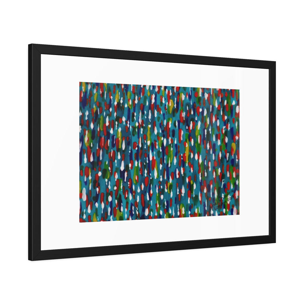 Colours Of The Soul Reflecting On Water by Ariel Chavarro Avila Framed Wall Art Print
