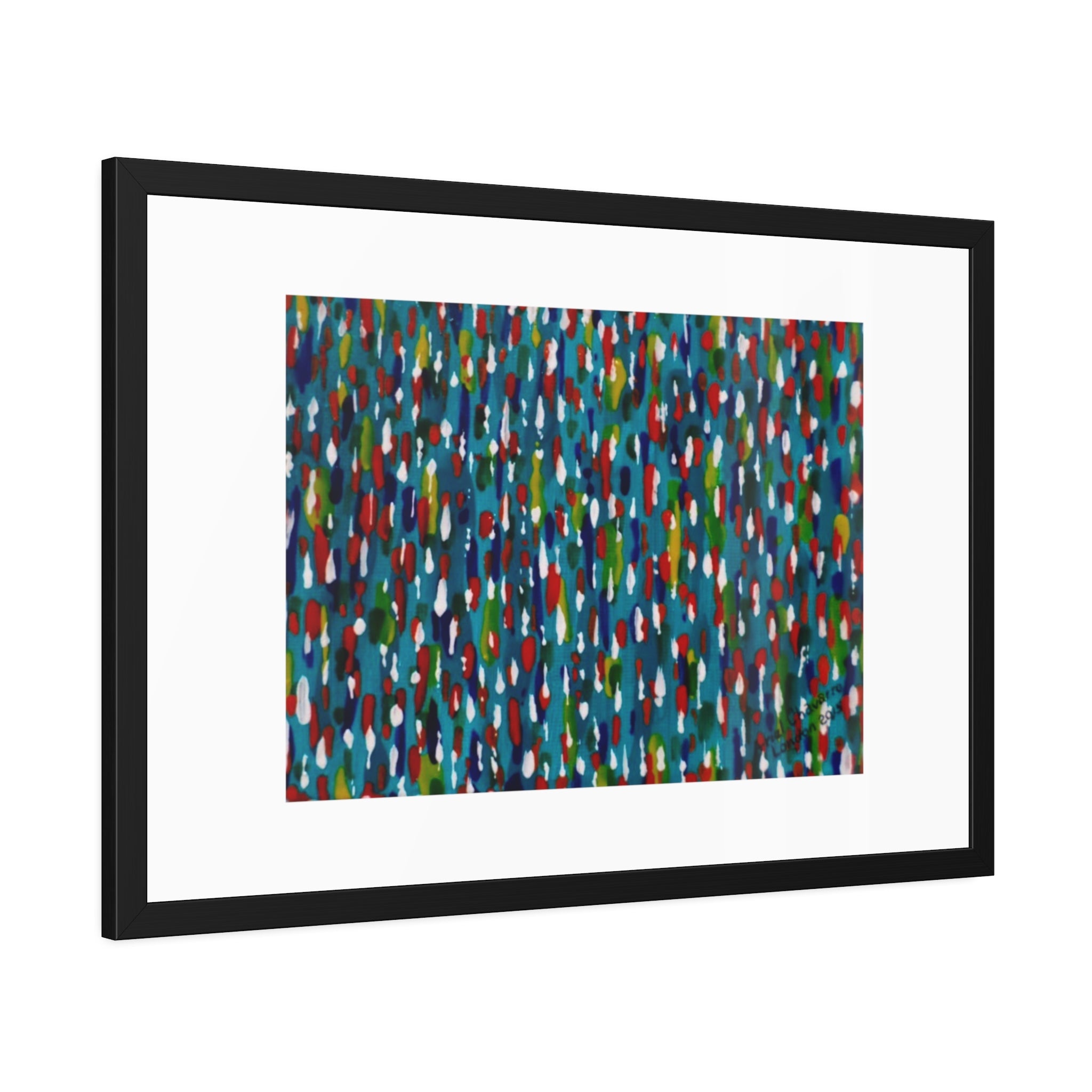 Colours Of The Soul Reflecting On Water by Ariel Chavarro Avila Framed Wall Art Print