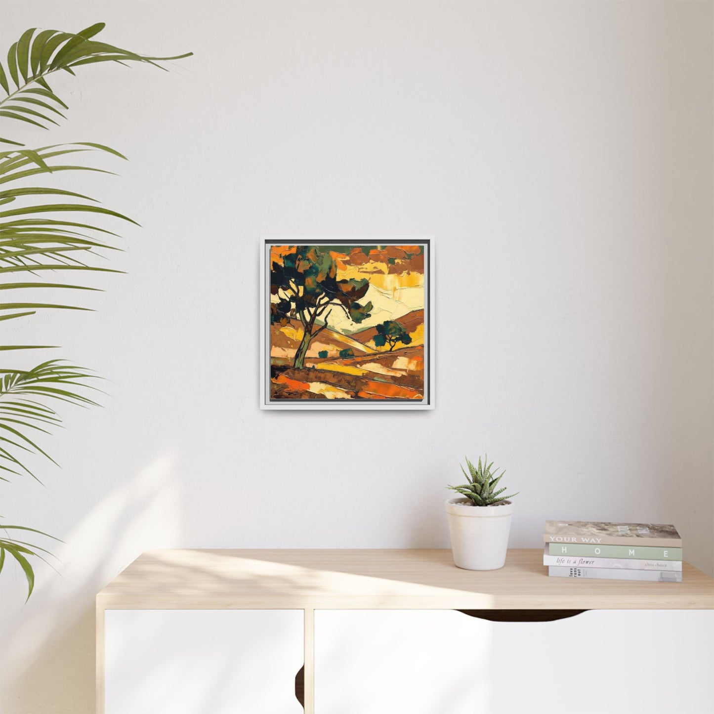 Framed Matte Canvas Landscape Art Print
