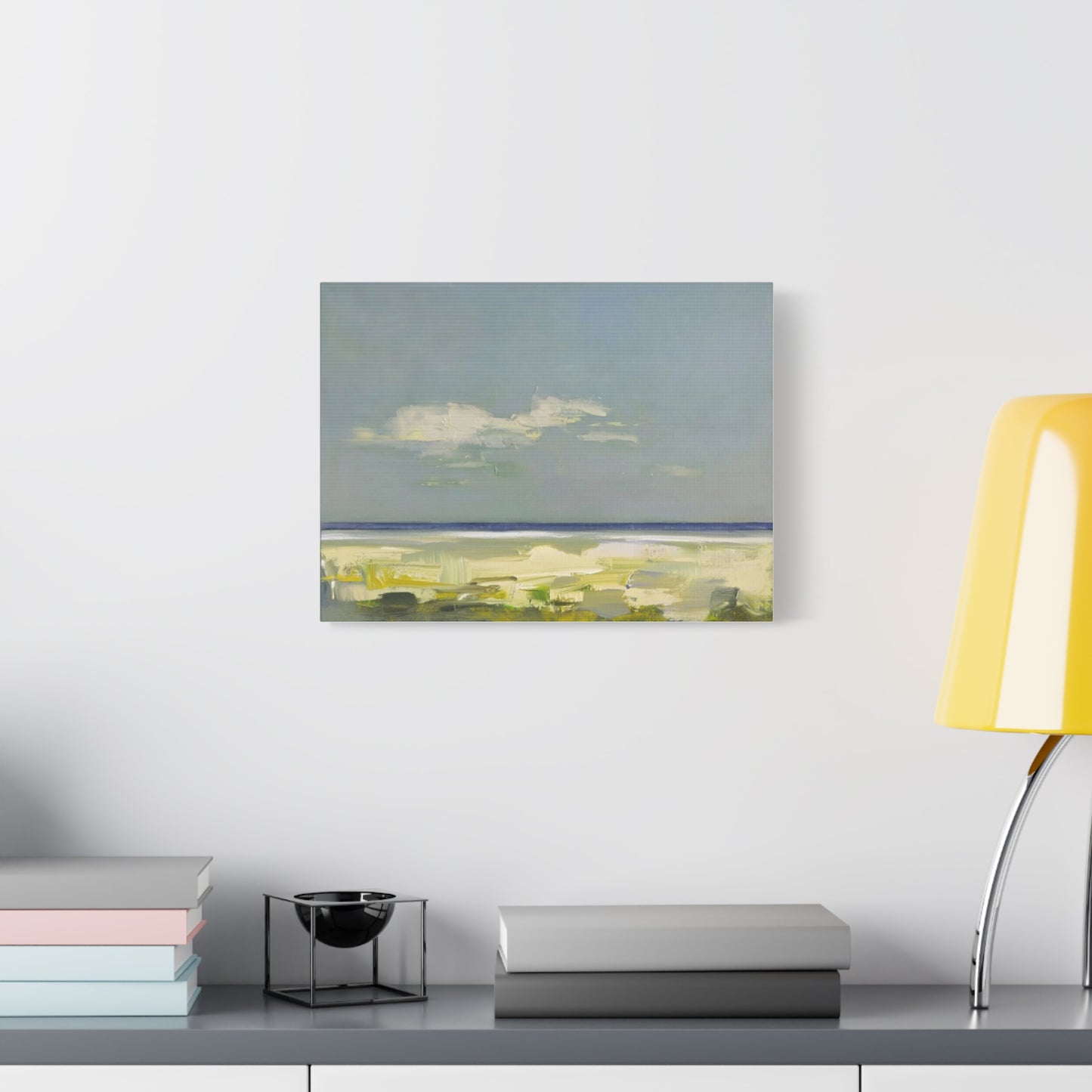 Coastal Breeze Abstract Canvas - Matte Stretched Wall Art