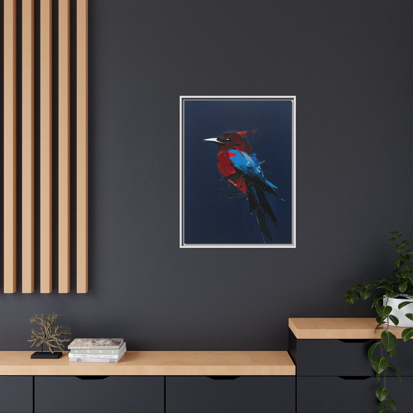 Matte Canvas, Framed (Multi-color)