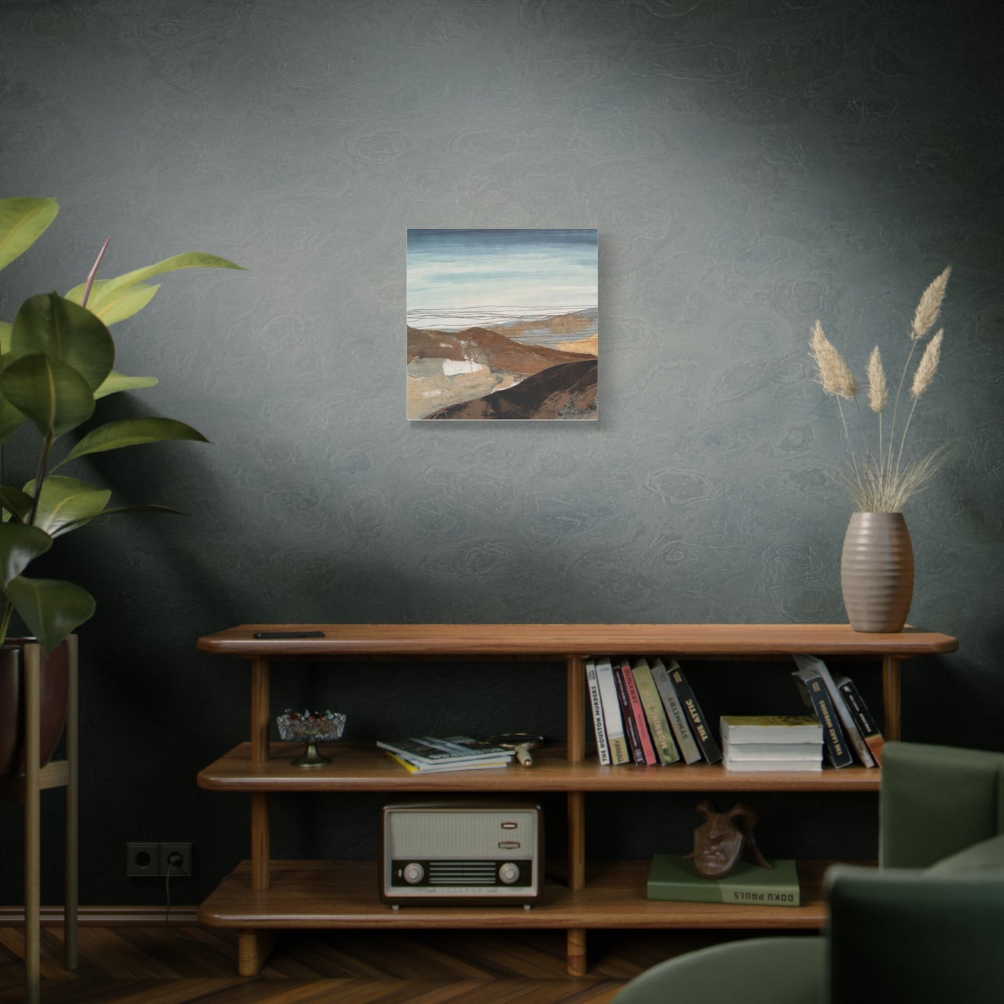Abstract Landscape Matte Canvas Wall Art — Stretched 1.25"