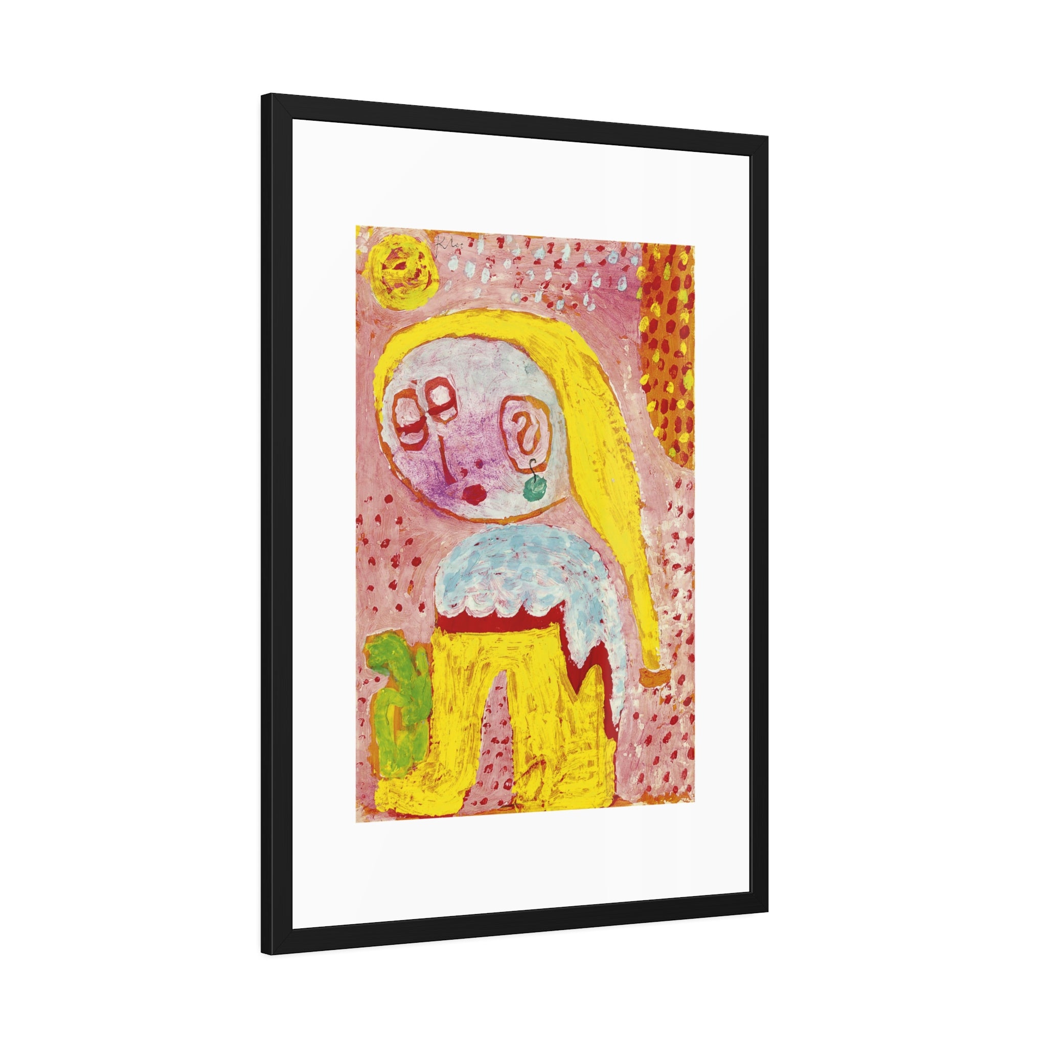 Magdalena vor der Bekehrung by Paul Klee Framed Abstract Wall Art Print