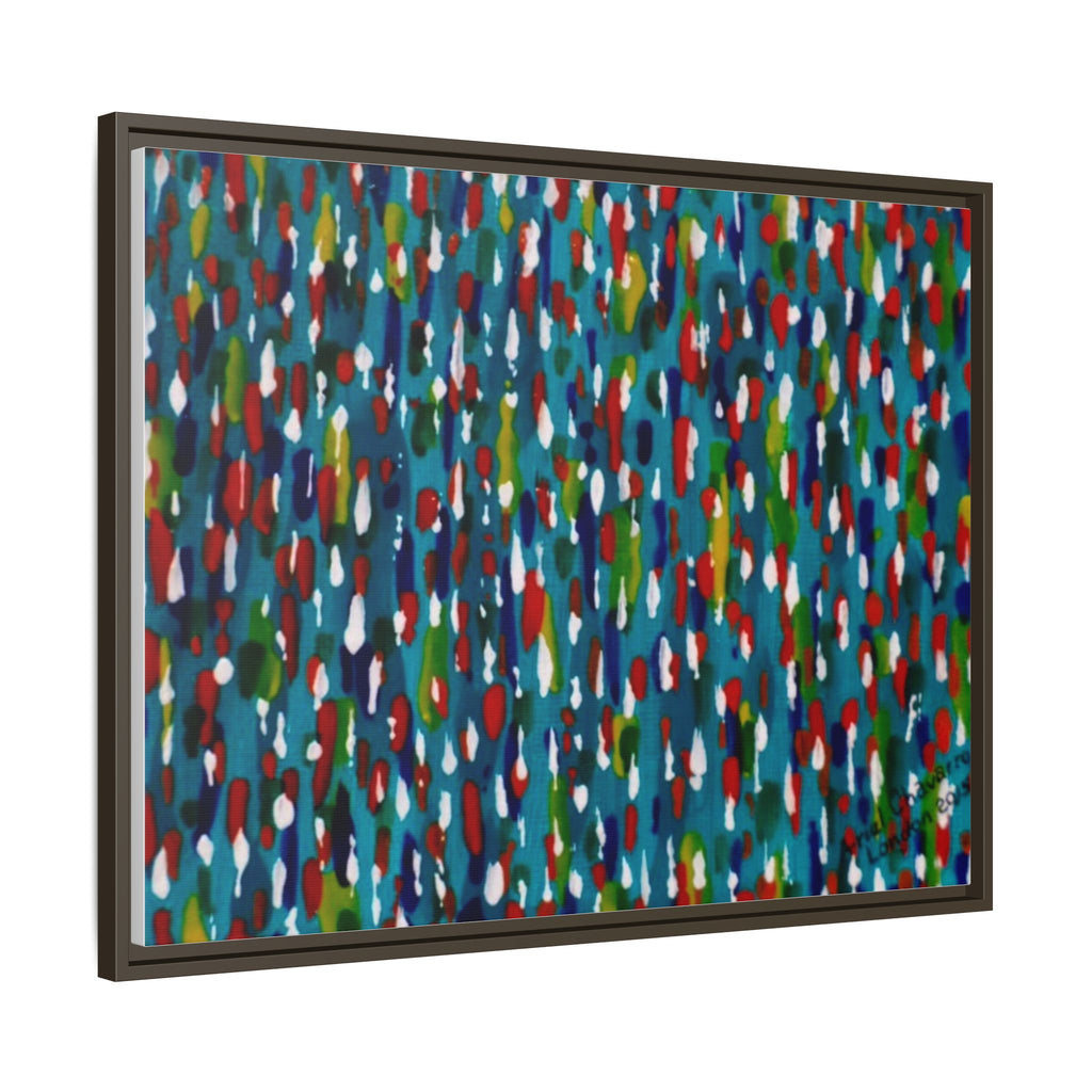 Colours Of The Soul Reflecting On Water by Ariel Chavarro Avila Matte Canvas Framed Art