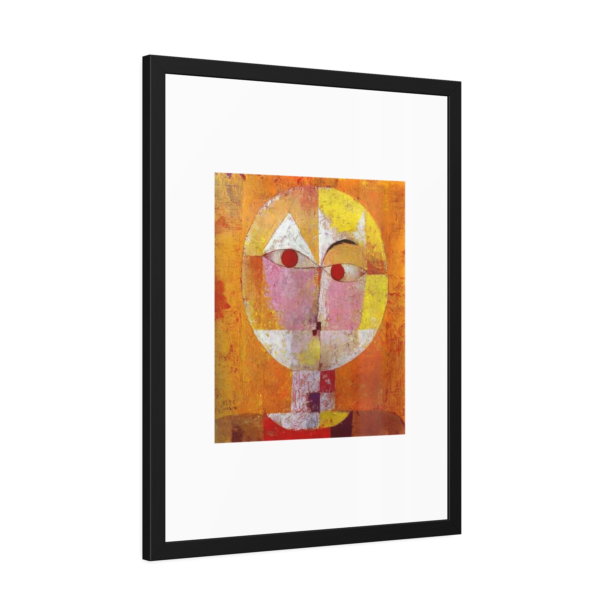 Senecio II by Paul Klee Framed Wall Art Poster
