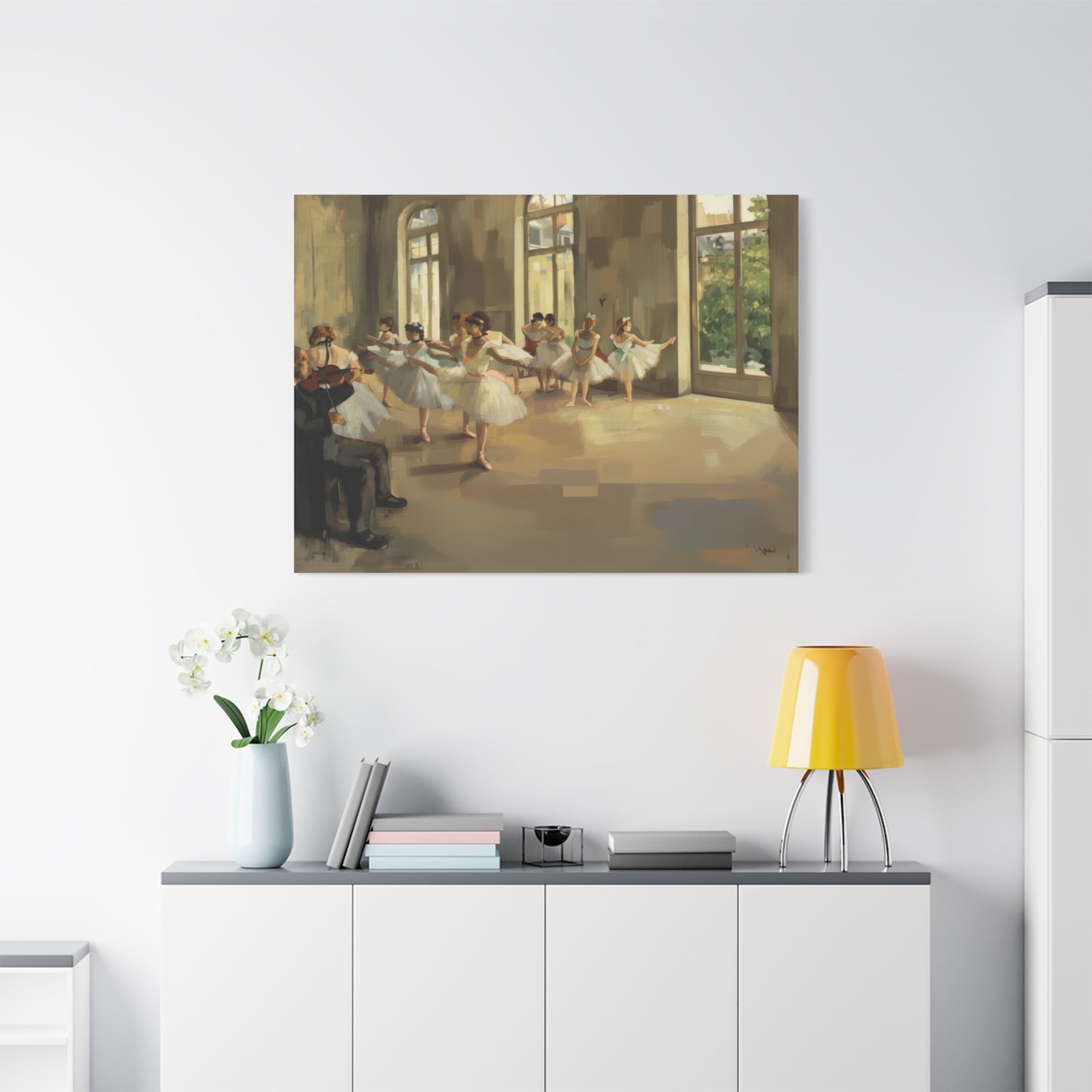 Ballet Rehearsal Matte Canvas