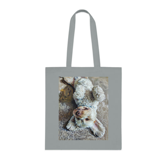 Cute Puppy Photo Cotton Tote — Adorable Dog Lover Gift Tote Bag