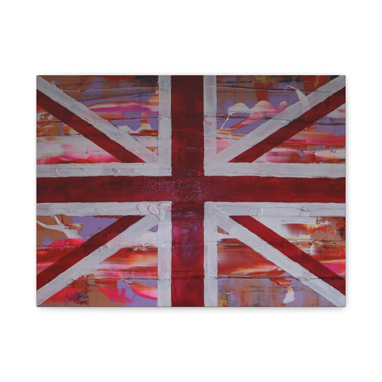 Union Jack is back! by Norman Barrett Matte Canvas Wall Art