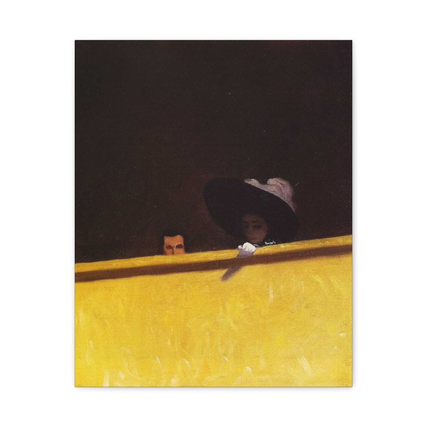 La loge de theatre by Félix Vallotton Matte Canvas Wall Art Print