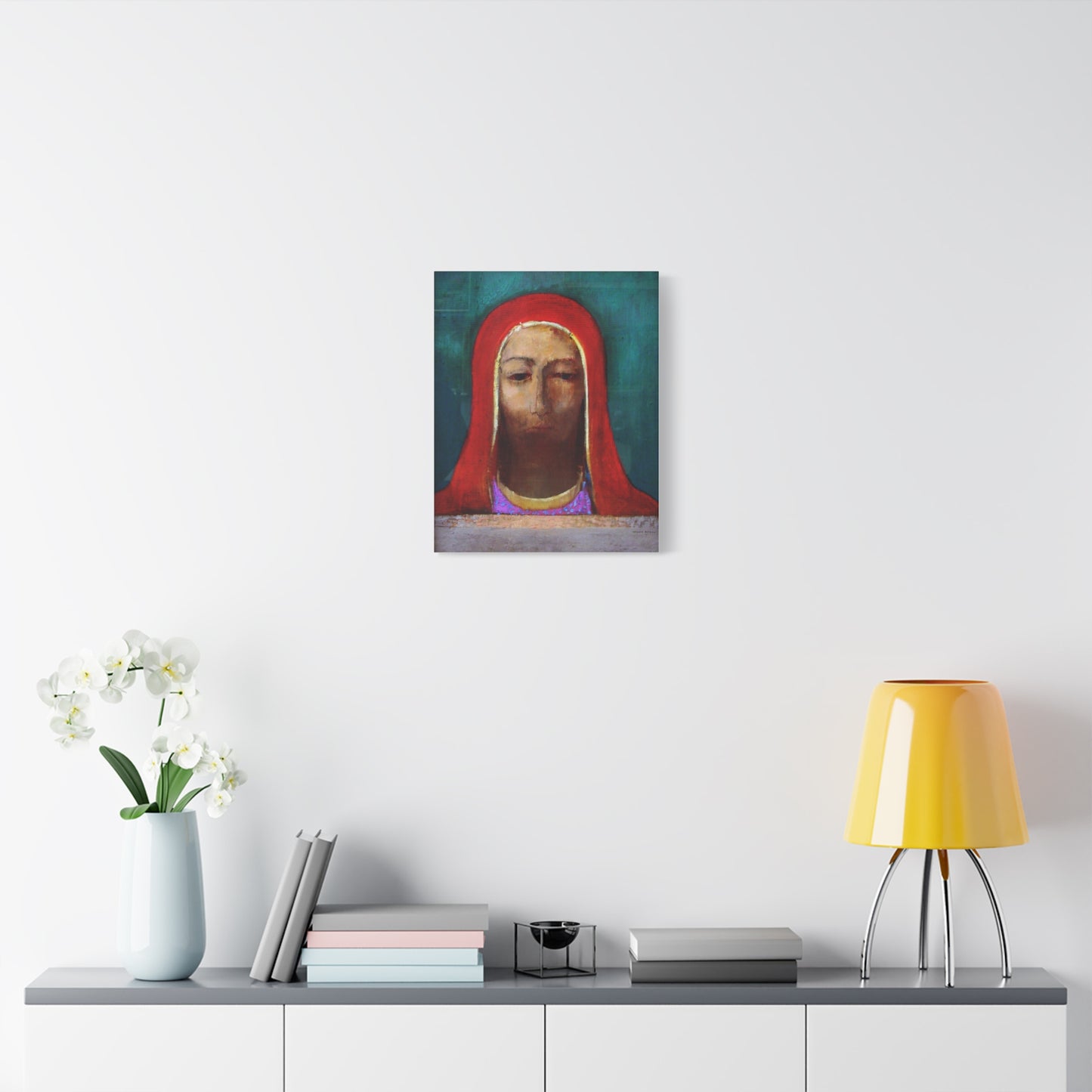 Le Silence by Odilon Redon Matte Canvas Wall Art Print