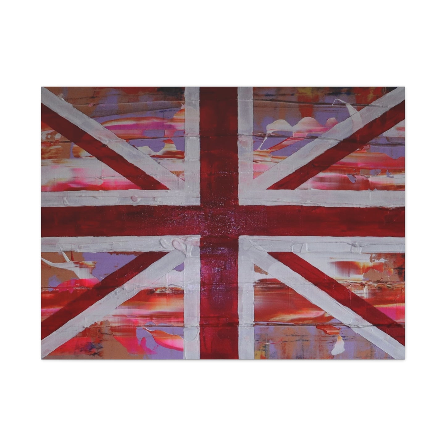 Union Jack is back! by Norman Barrett Matte Canvas Wall Art