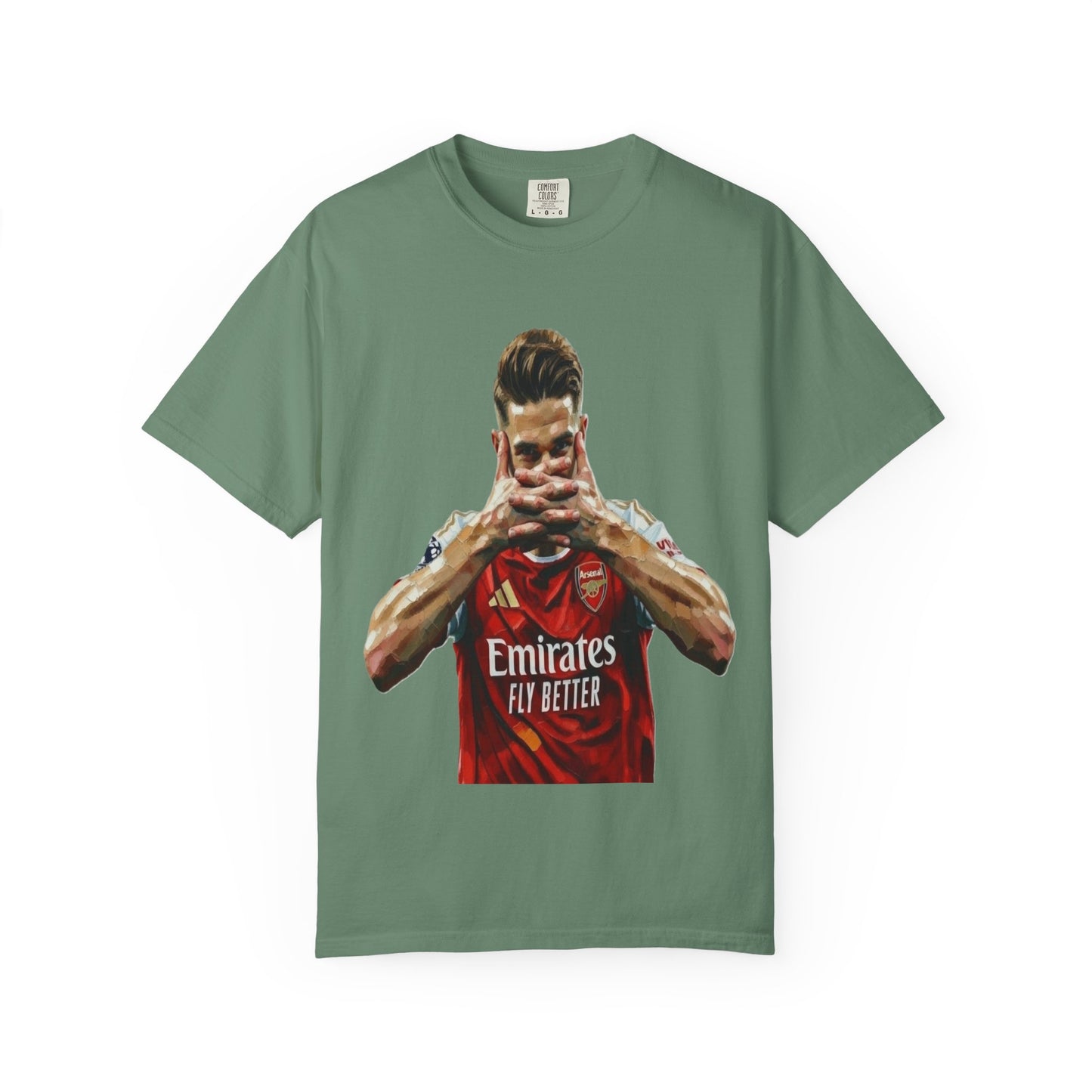 Soccer Celebration T-Shirt — Emirates 'Fly Better' Jersey Design
