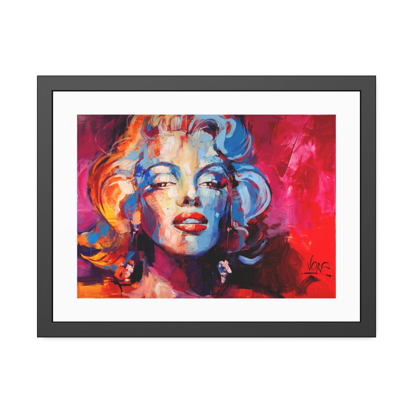 Marilyn Monroe attributed to Voke Framed Wall Art Print