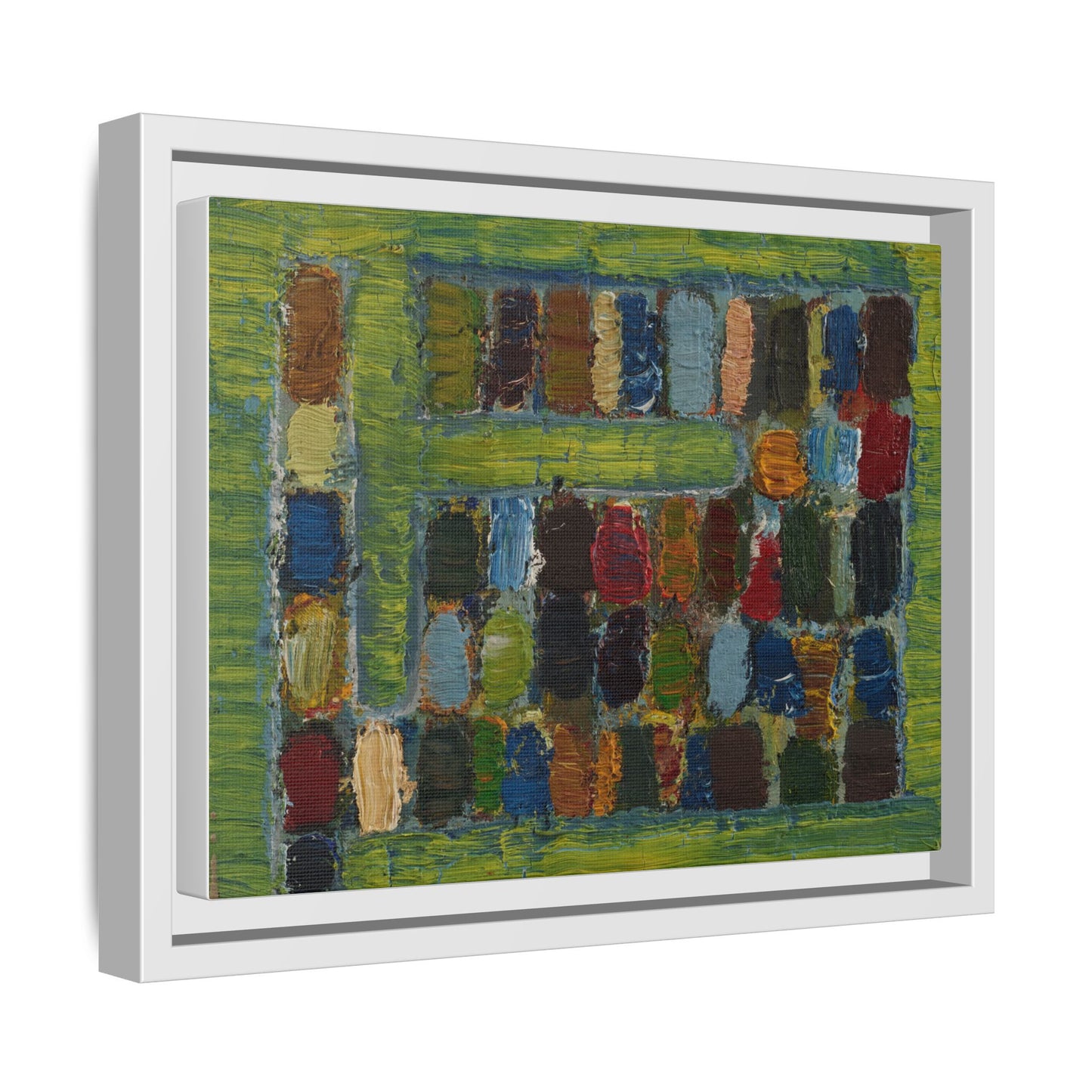 JMC-1970-3 by Jean-Michel Coulon Matte Canvas Framed Wall Art Print