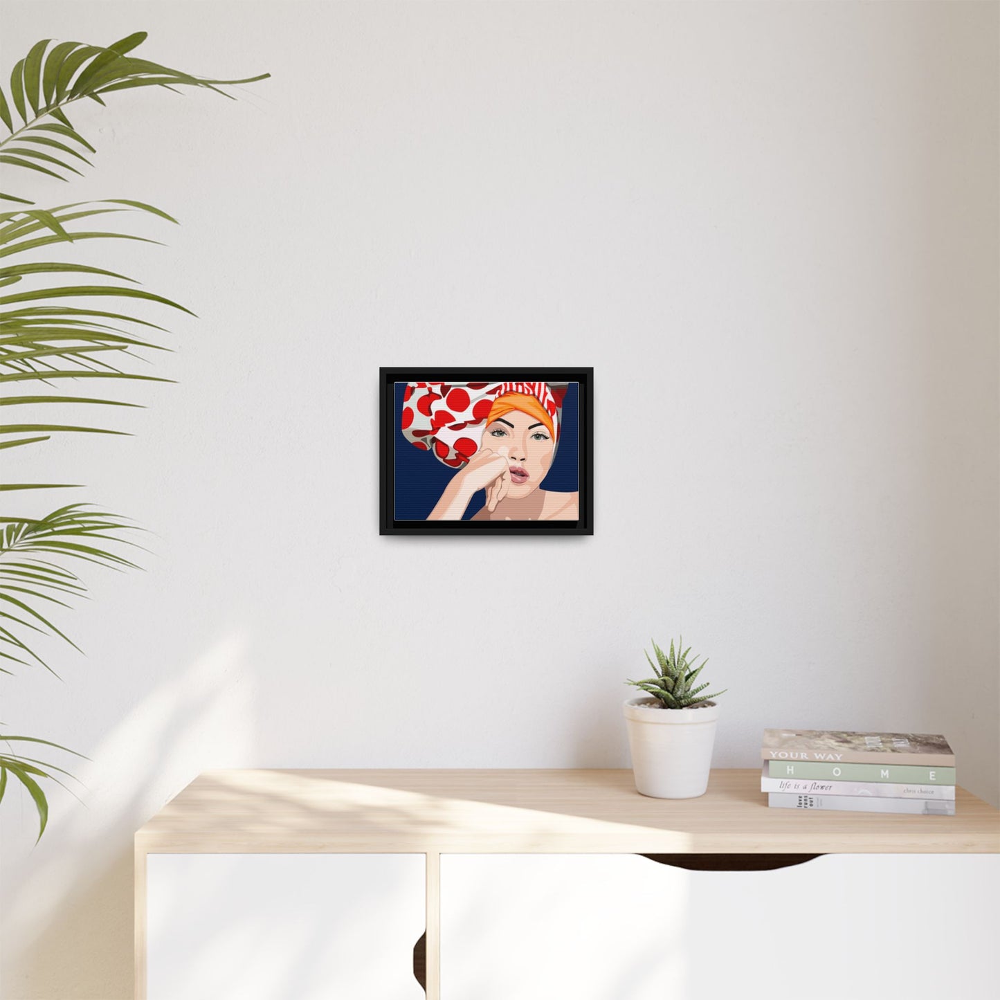 Vivid 20 by Orit Fuchs Pop Art Matte Canvas Framed Wall Art Print