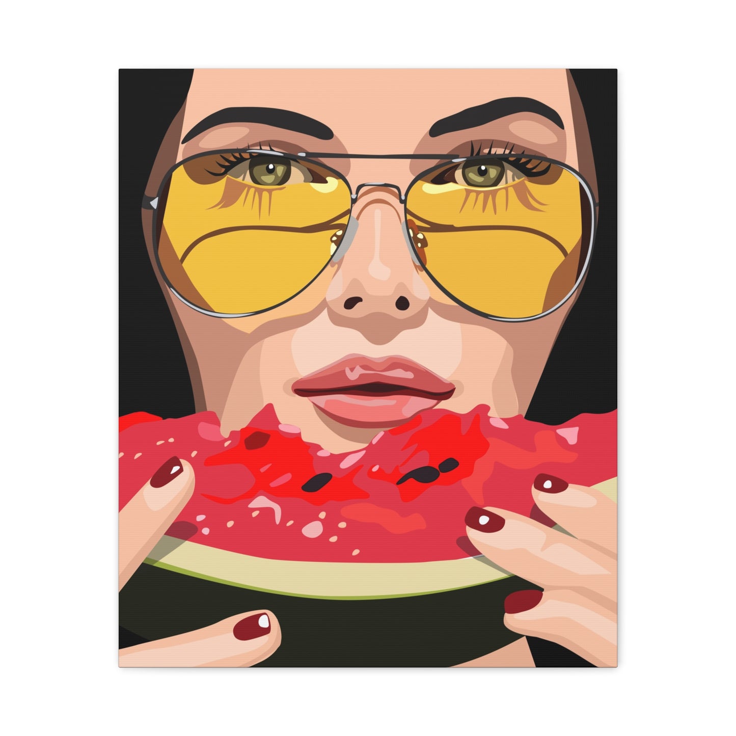 Vivid 81 by Orit Fuchs Matte Canvas Wall Art Print