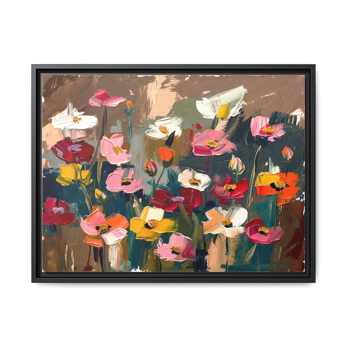 Matte Canvas, Framed (Multi-color)