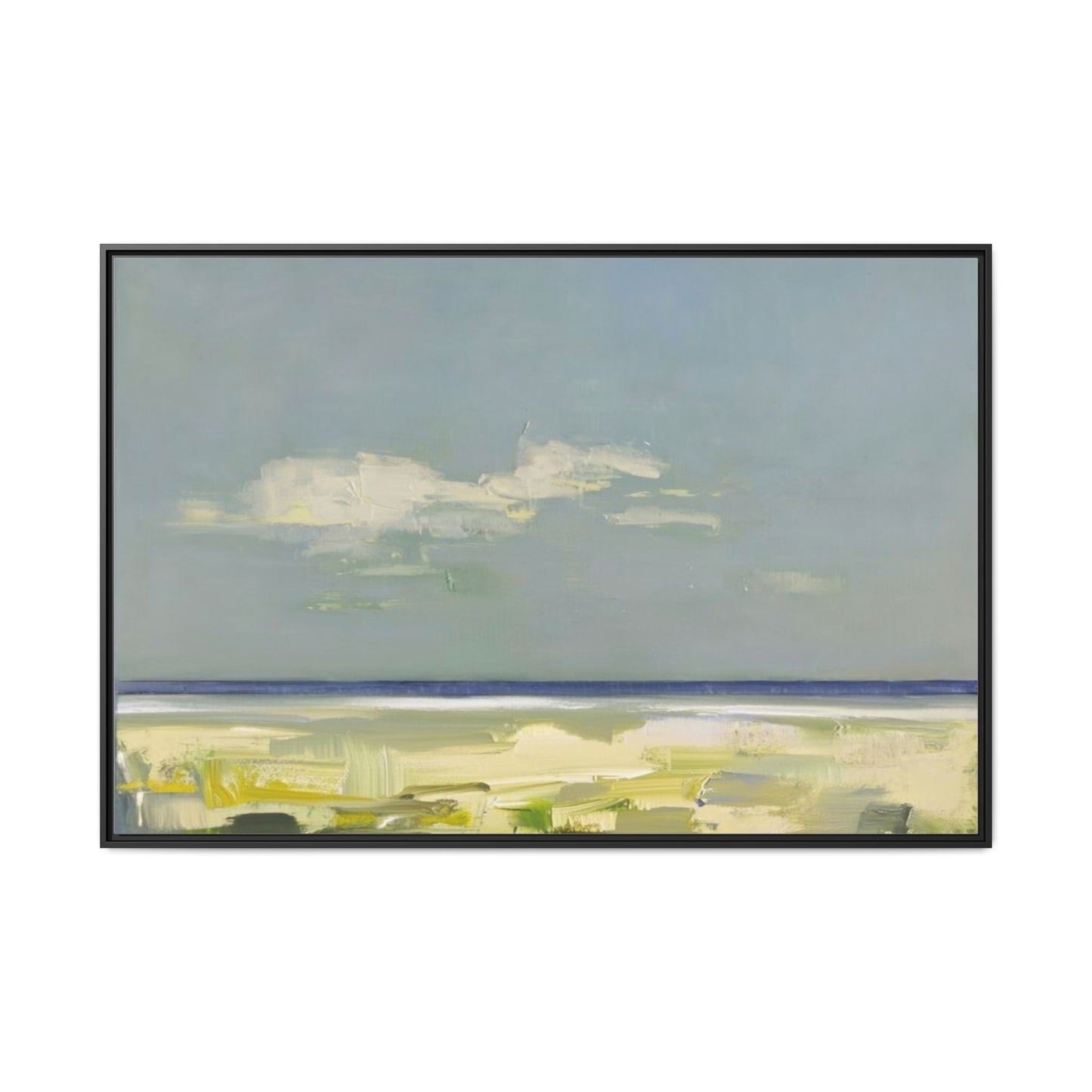 Coastal Calm Matte Canvas Framed Wall Art