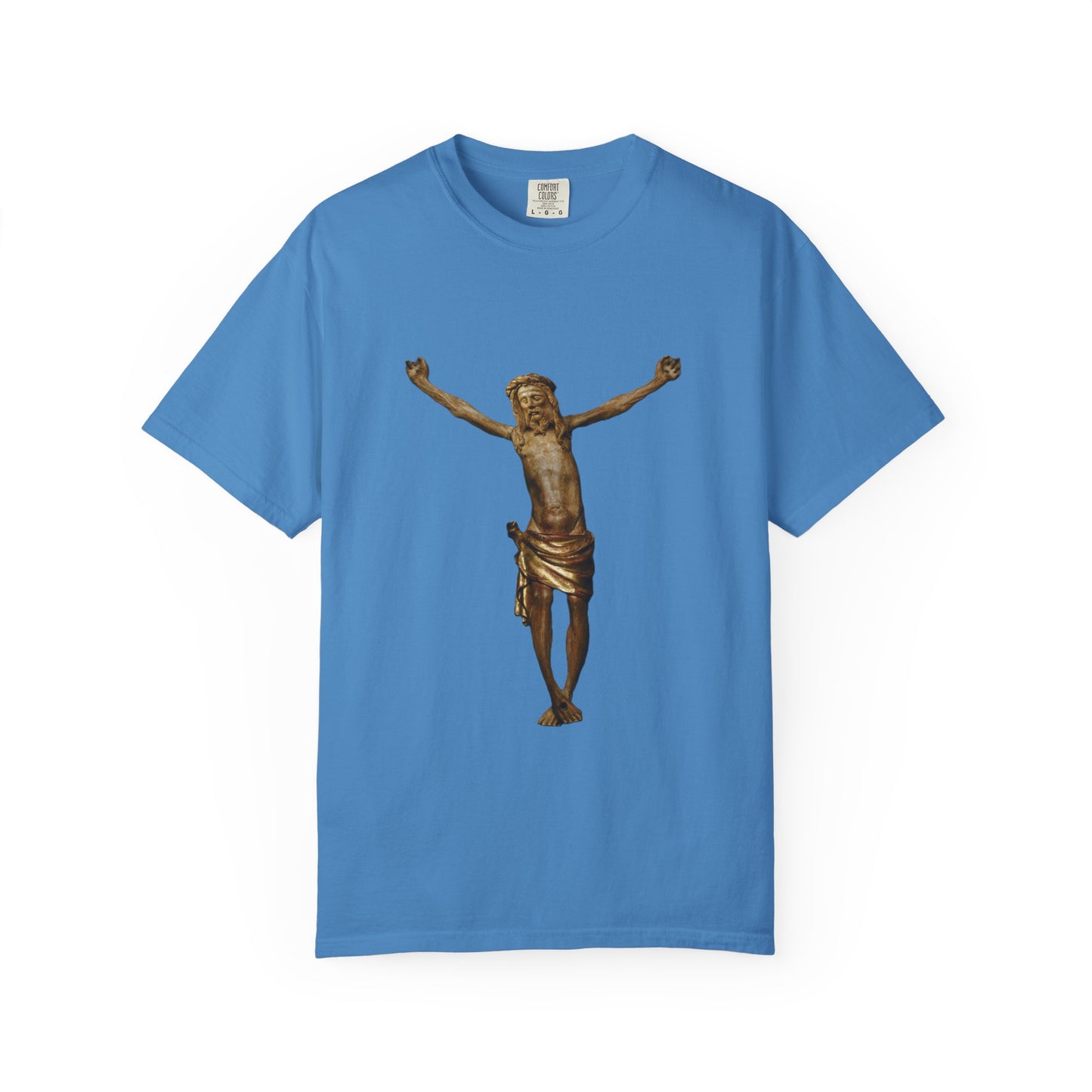 Unisex Christ on the cross Garment-Dyed T-shirt