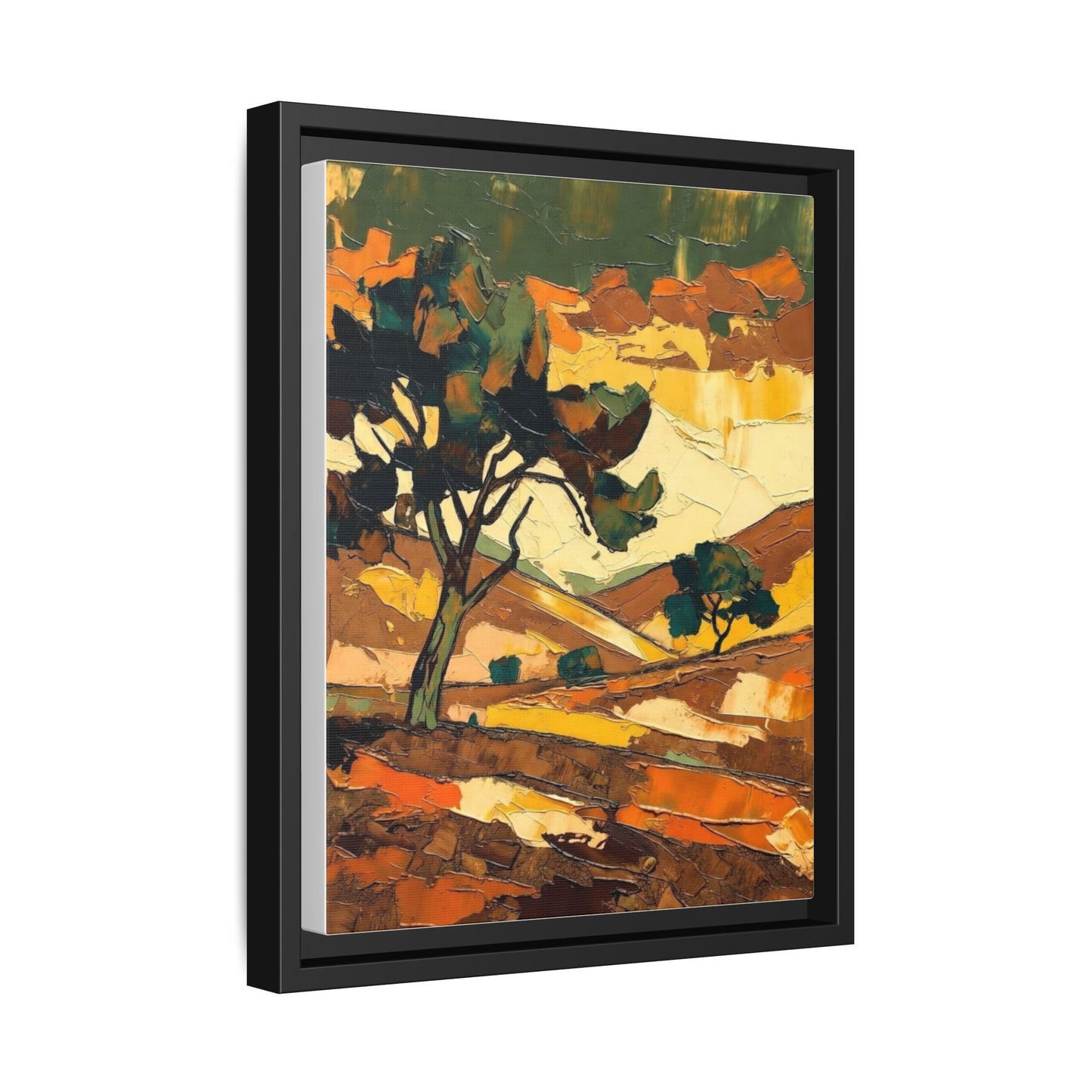 Framed Matte Canvas Landscape Art Print