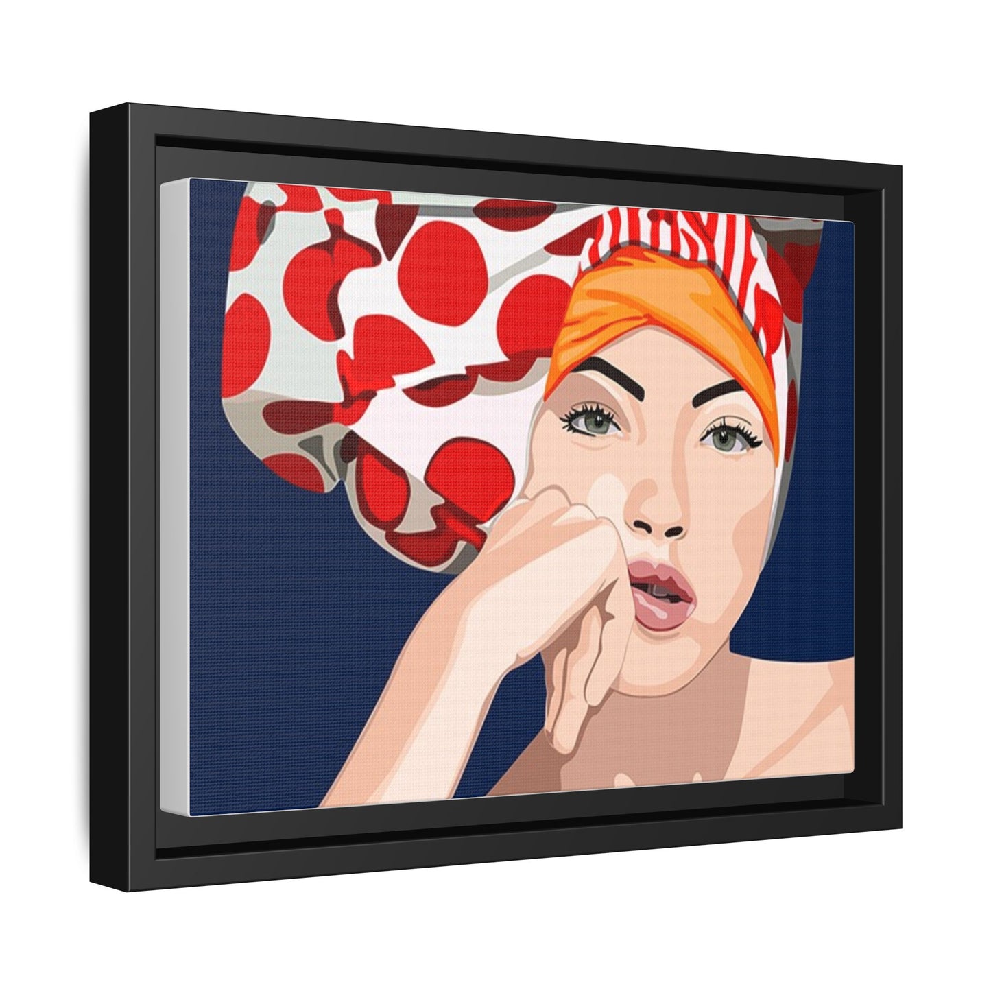 Vivid 20 by Orit Fuchs Pop Art Matte Canvas Framed Wall Art Print