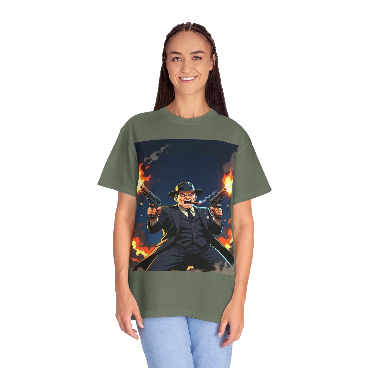Gangster T‑Shirt — Vintage Outlaw Graphic Tee