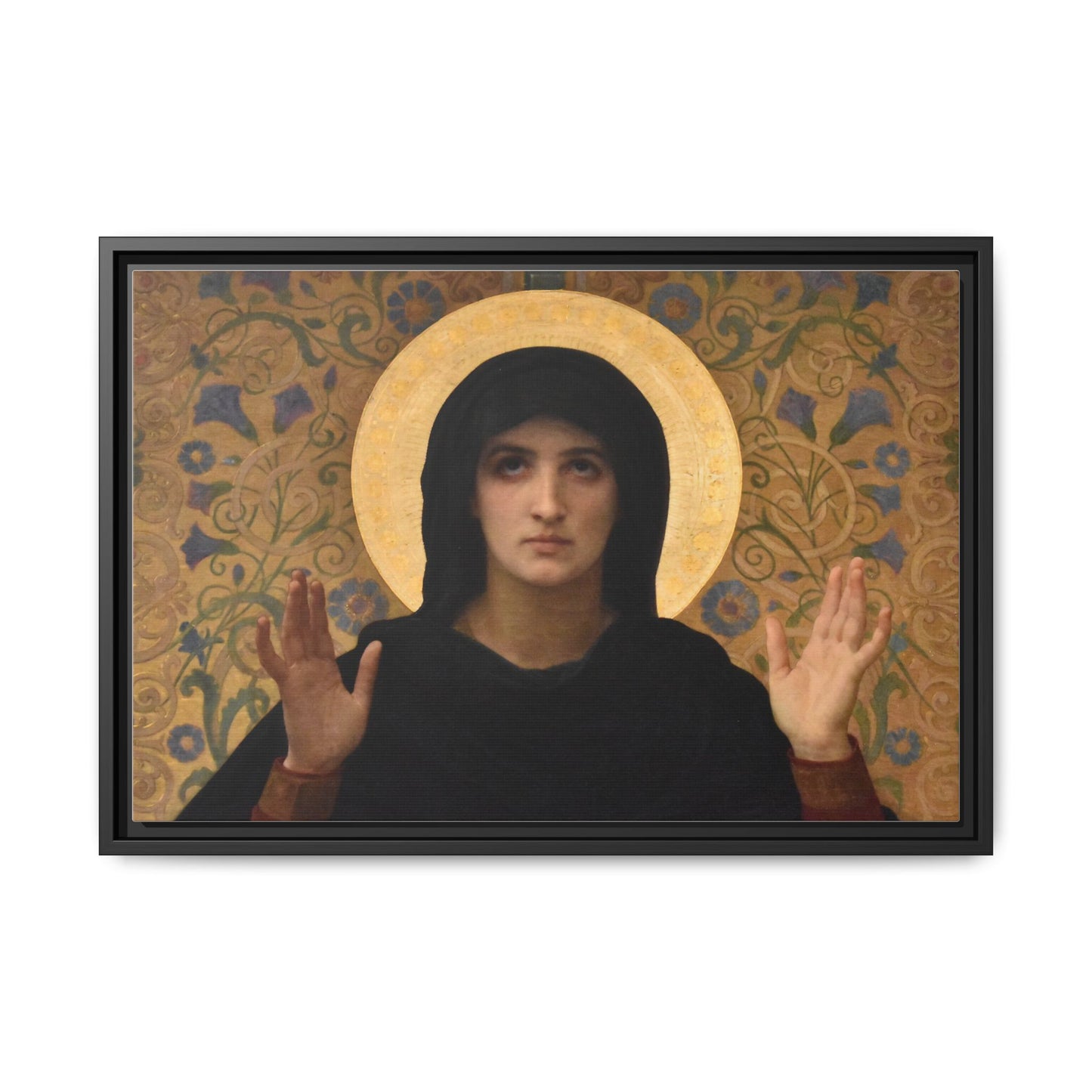 La Vierge consolatrice by William Adolphe Bouguereau Framed Matte Canvas Wall Art