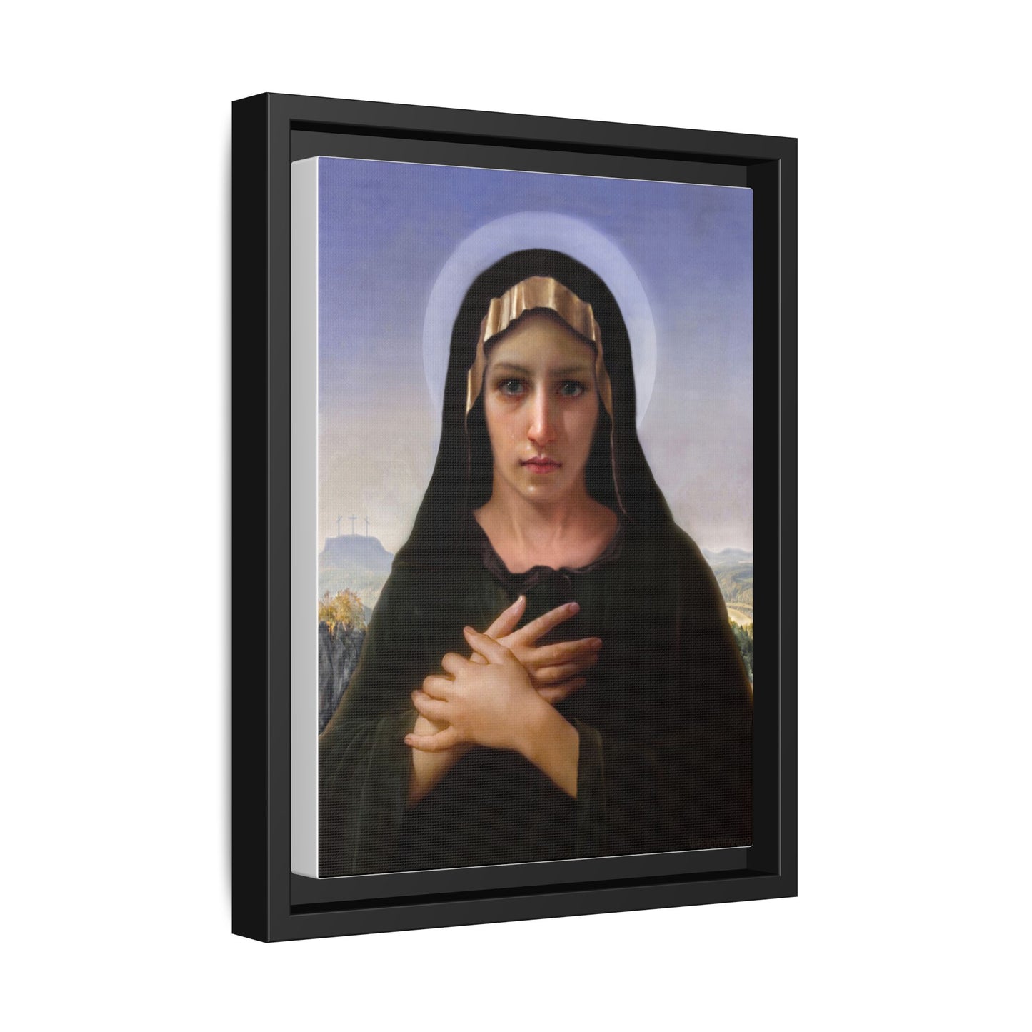 Virgo Solitudinis by William Adolphe Bouguereau Framed Matte Canvas Print