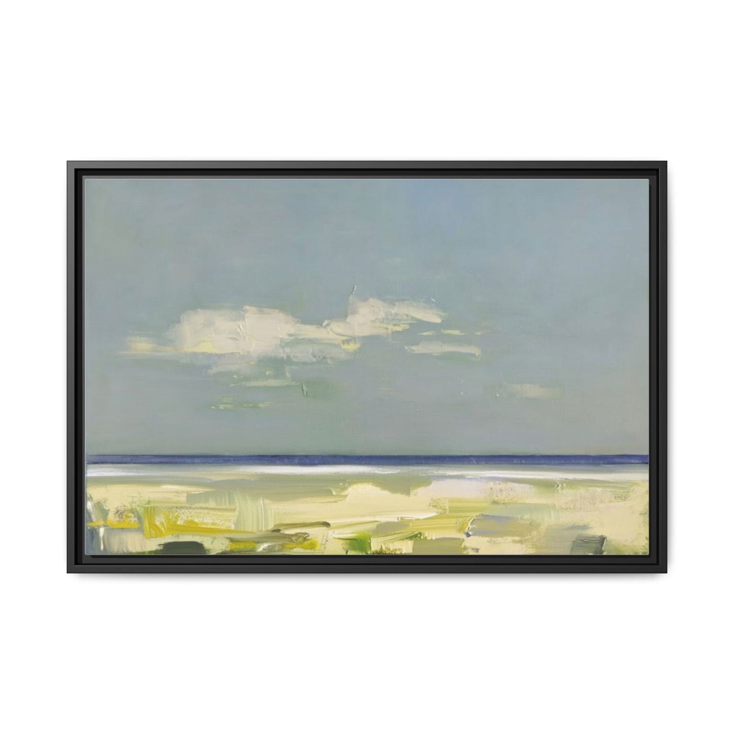 Coastal Calm Matte Canvas Framed Wall Art