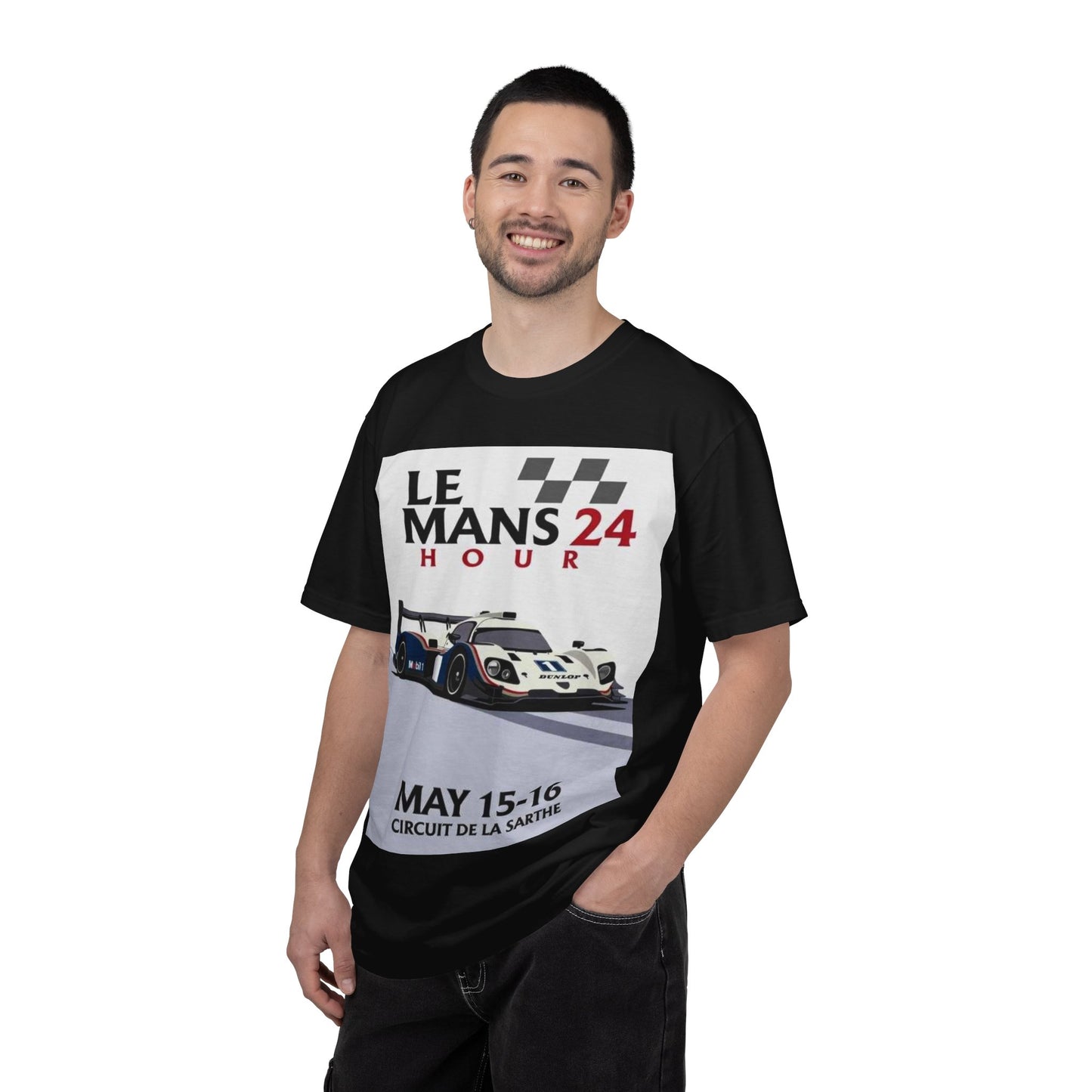 Le Mans 24 Hour Racing Poster T-Shirt — May 15-16 Circuit de la Sarthe