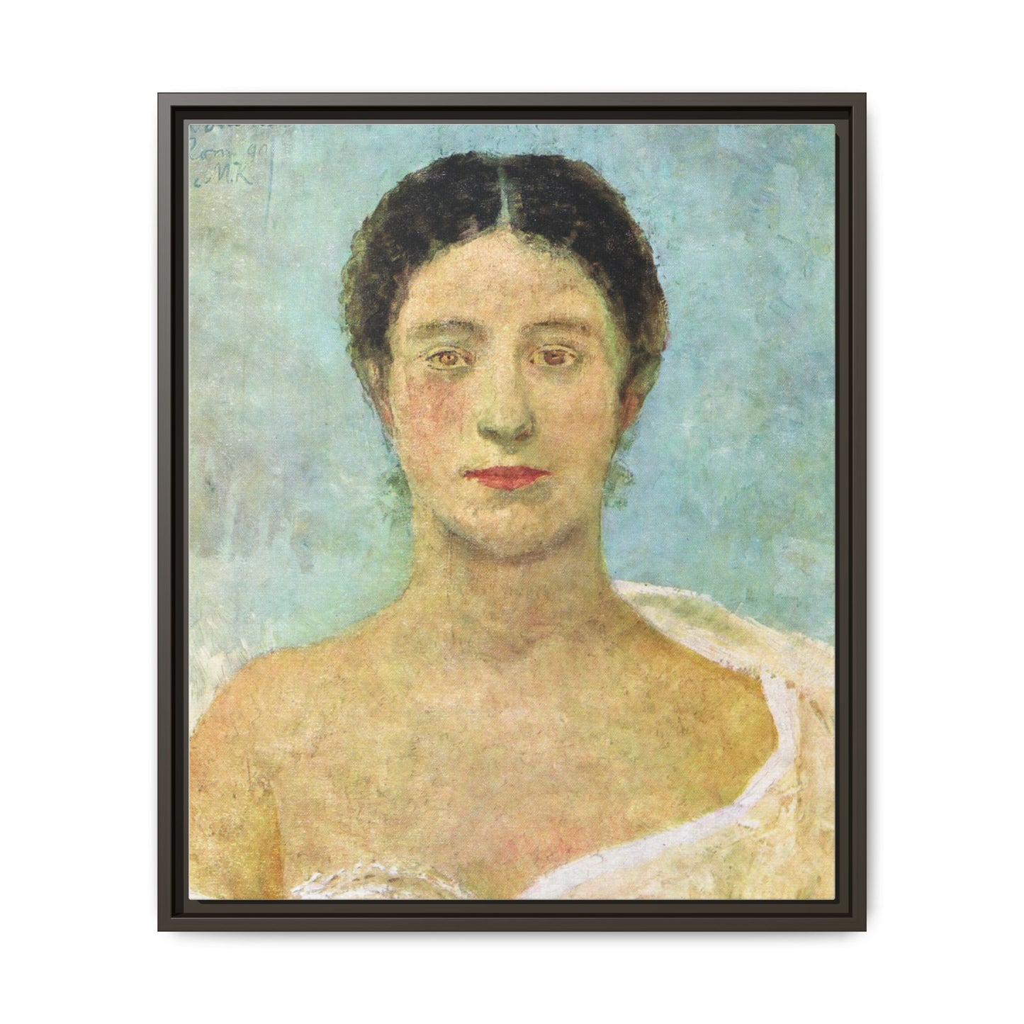 Bianca by Max Klinger Framed Matte Canvas Portrait Print