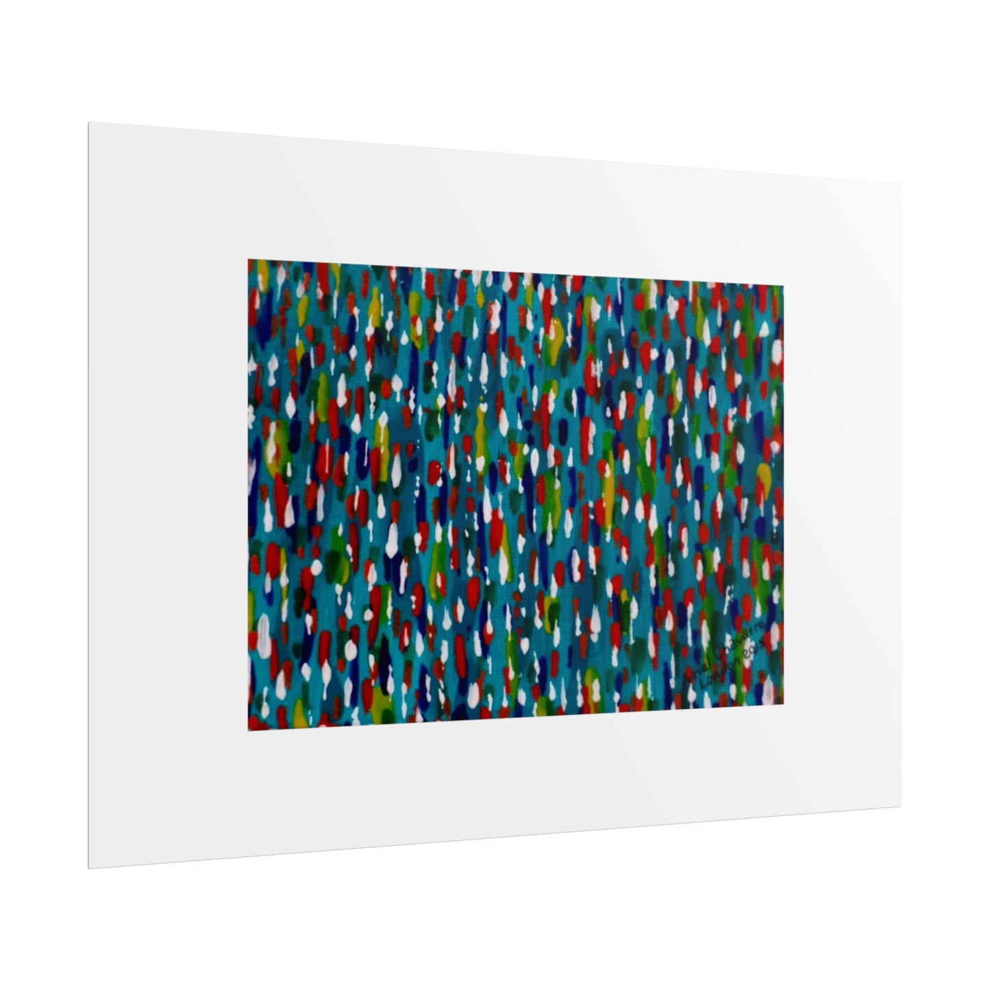 Colours Of The Soul Reflecting On Water by Ariel Chavarro Avila Wall Art Print
