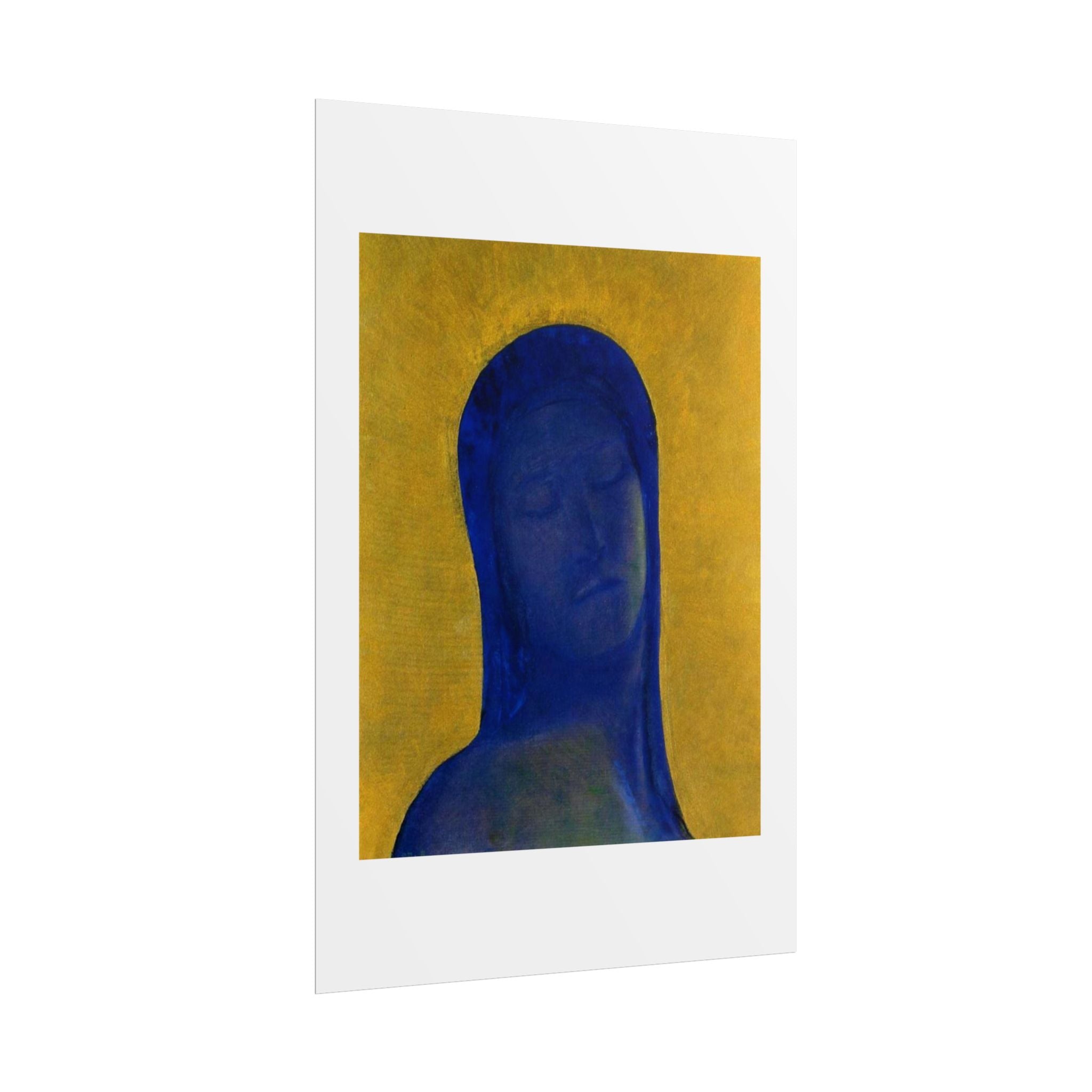 Closed Eyes by Odilon Redon Wall Art Print