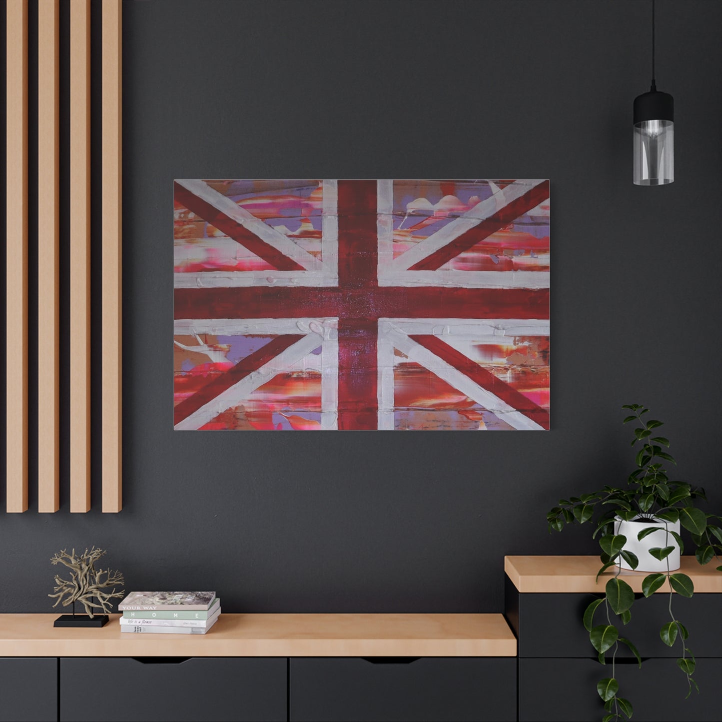 Union Jack is back! by Norman Barrett Matte Canvas Wall Art