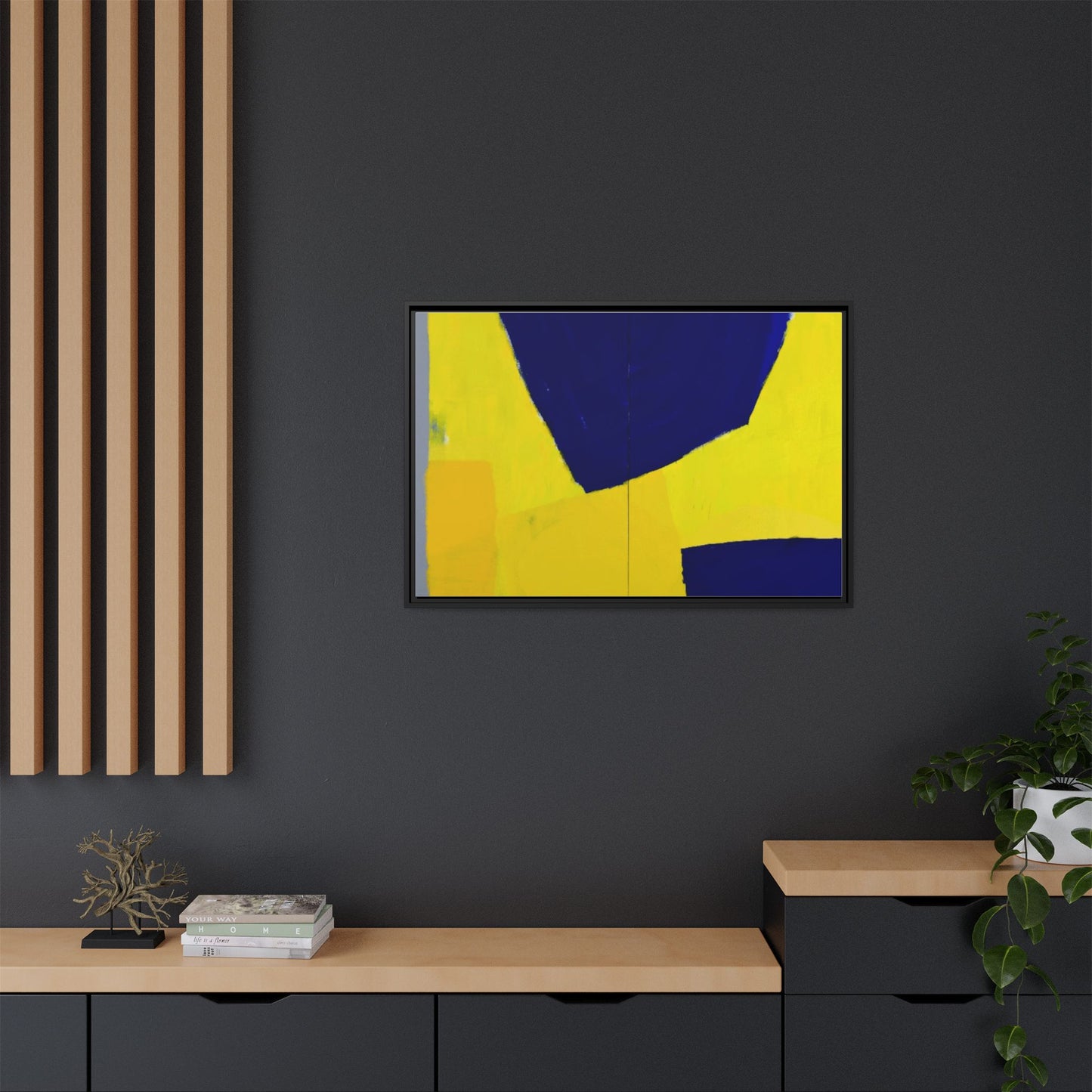 Lantenhammer by Lageplan Atelier Framed Modern Wall Art