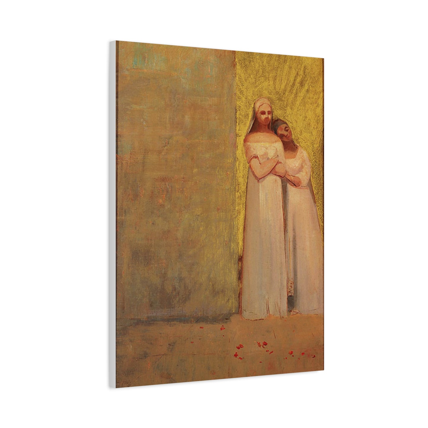 The Two Graces by Odilon Redon Matte Canvas Wall Art Print