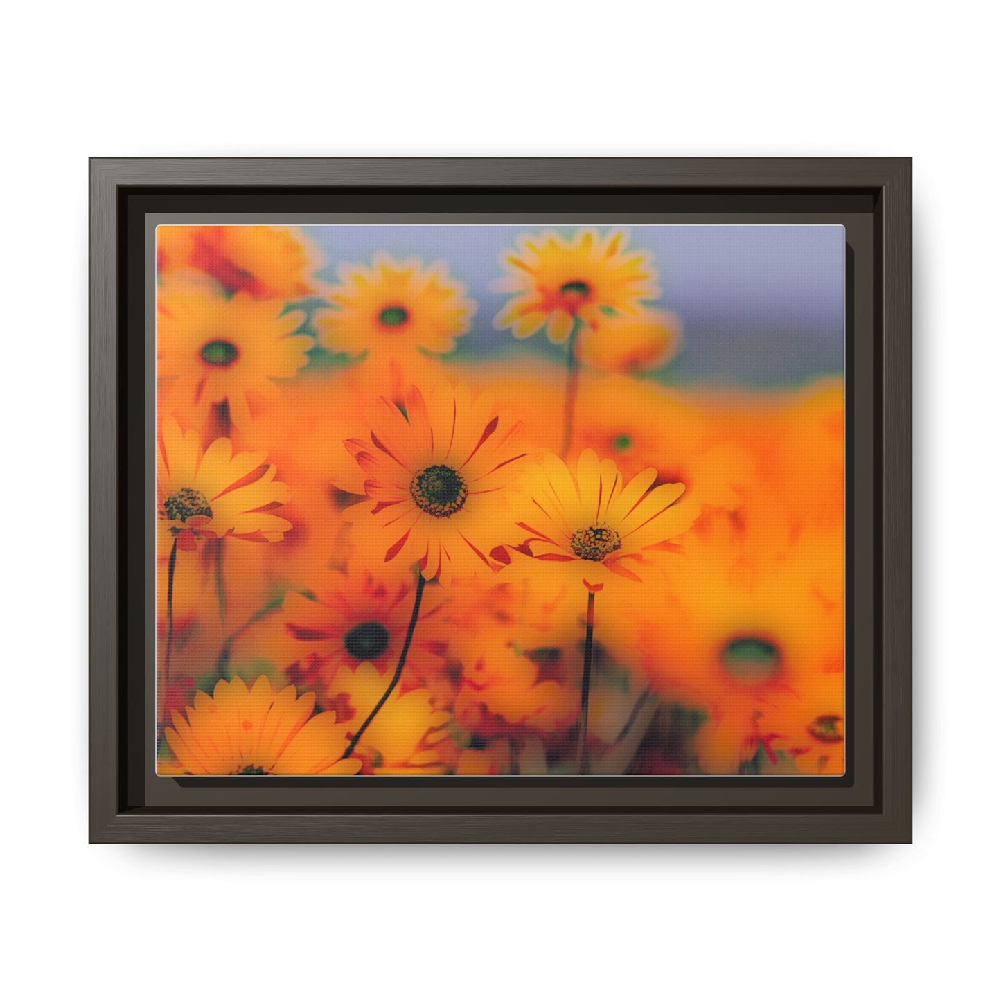 Bee Garden by Norman Barrett Framed Matte Canvas Wall Art Print