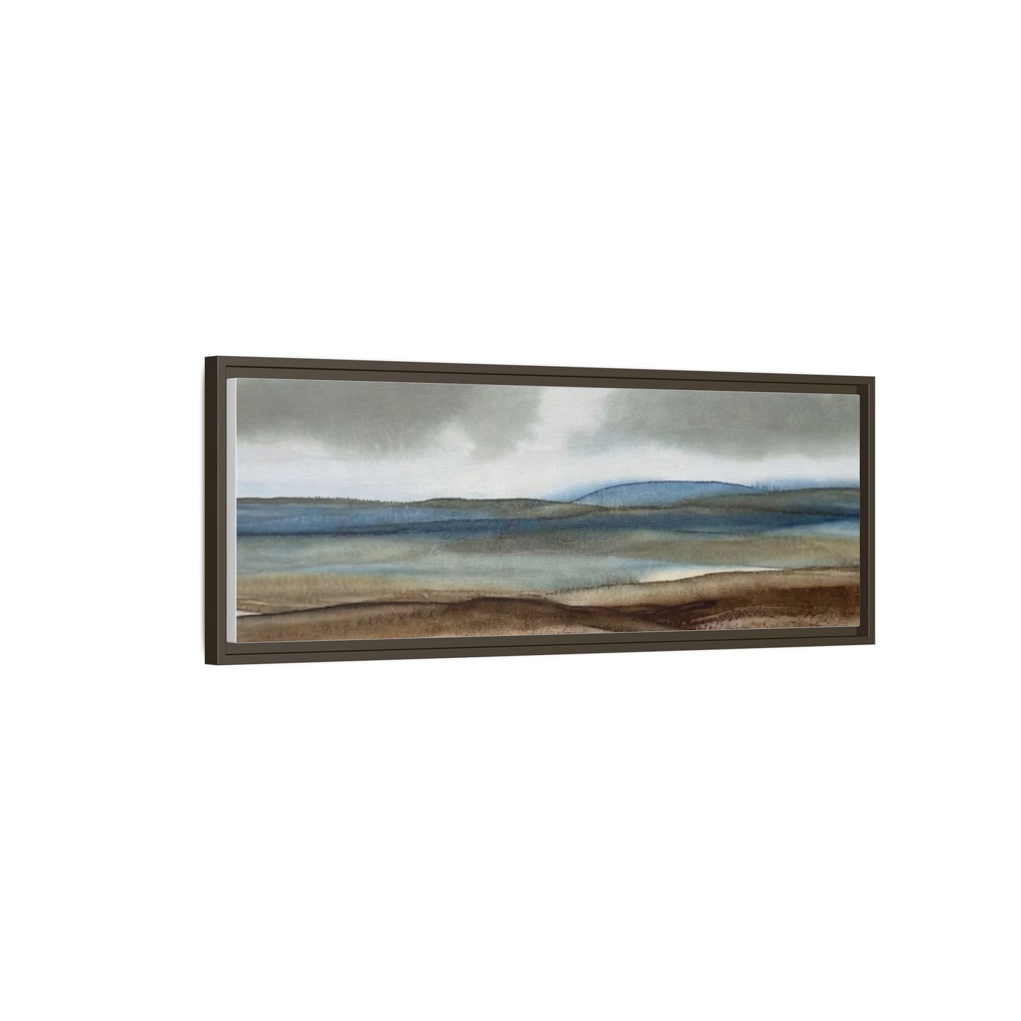 Matte Canvas Landscape, Framed (Multi-color)