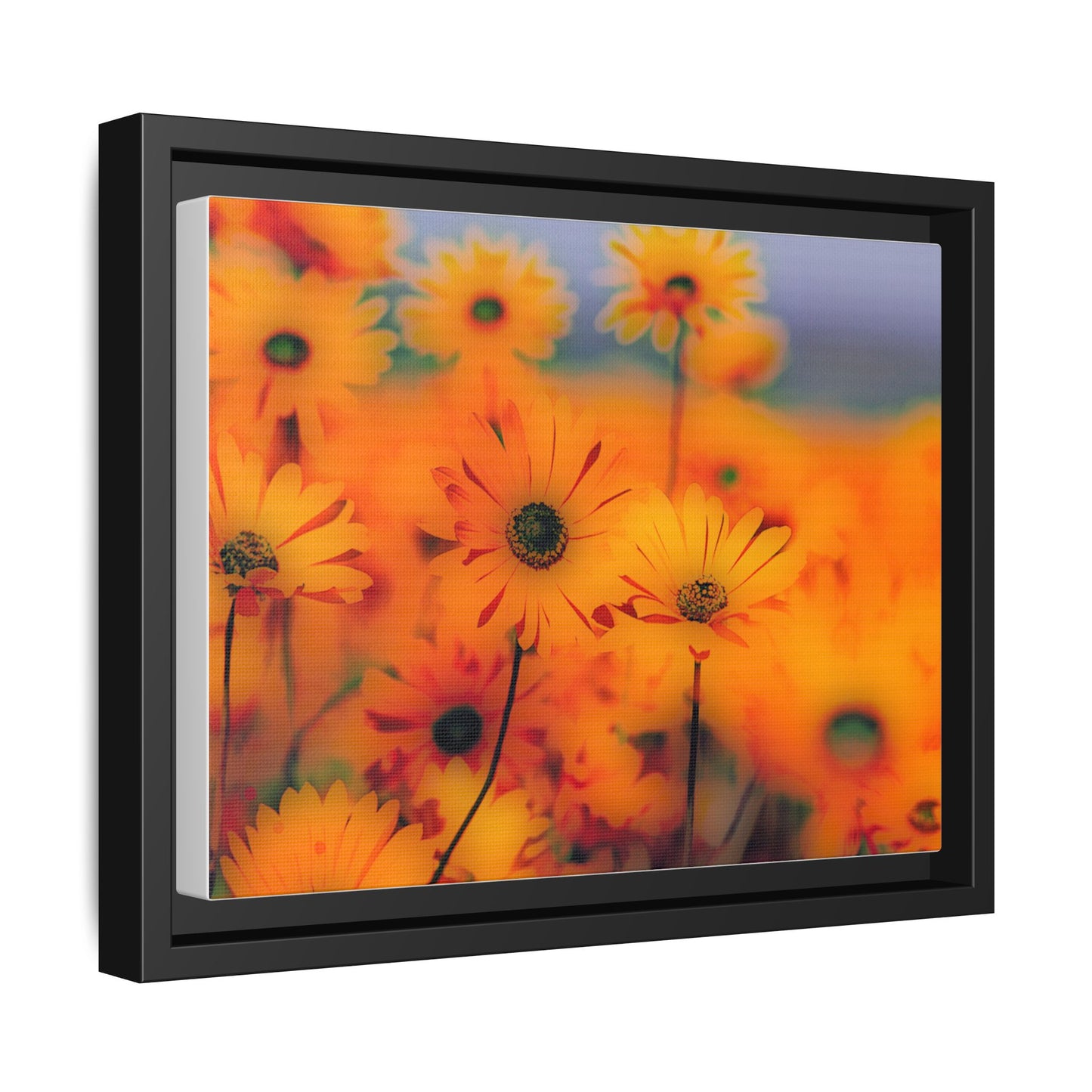 Bee Garden by Norman Barrett Framed Matte Canvas Wall Art Print