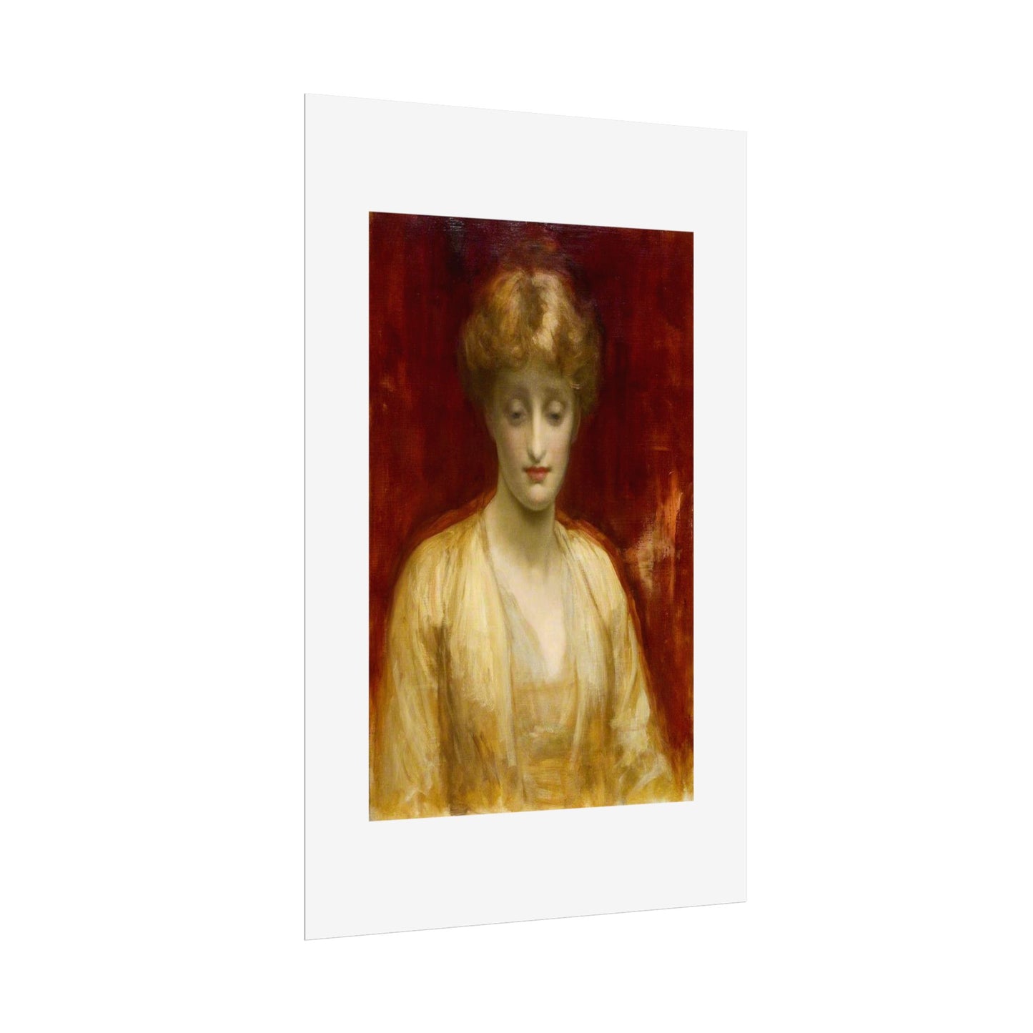 Mrs Williams by Lord Frederic Leighton Wall Art Print