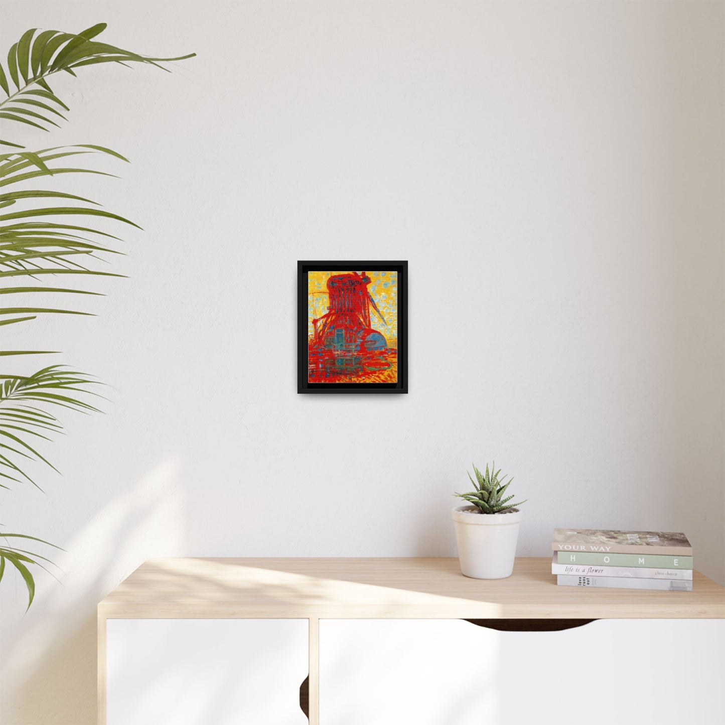 Mill by Sunlight by Piet Mondrian Matte Framed Canvas Wall Art Print