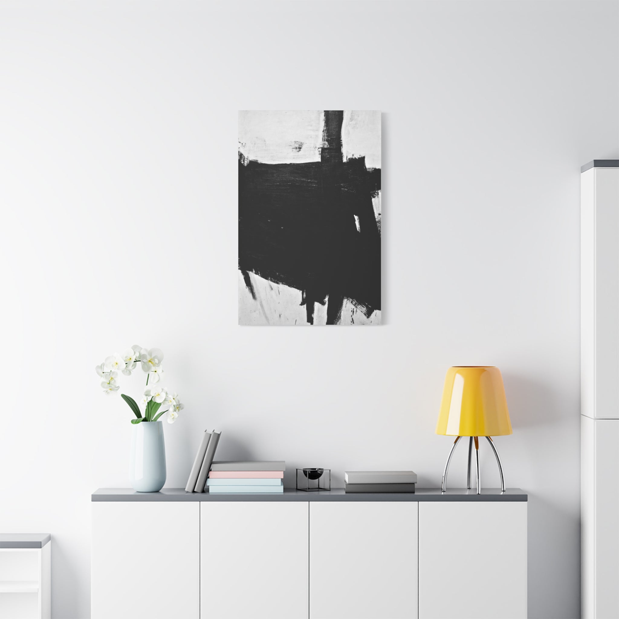 Sabra by Franz Kline Abstract Matte Canvas Wall Art Print