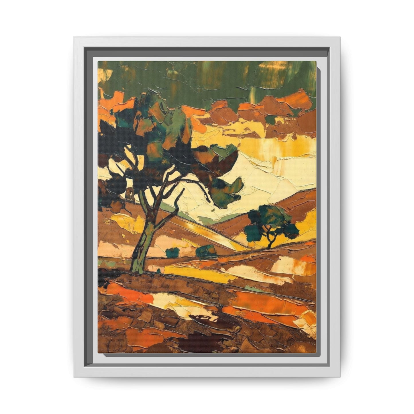 Framed Matte Canvas Landscape Art Print