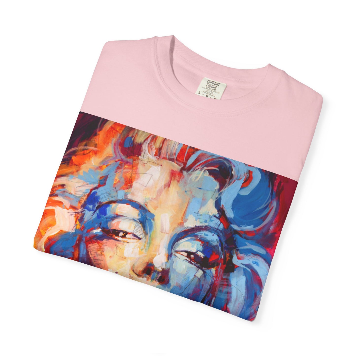 Artistic Pop Portrait T-Shirt — Colorful Marilyn-Inspired Graphic Tee