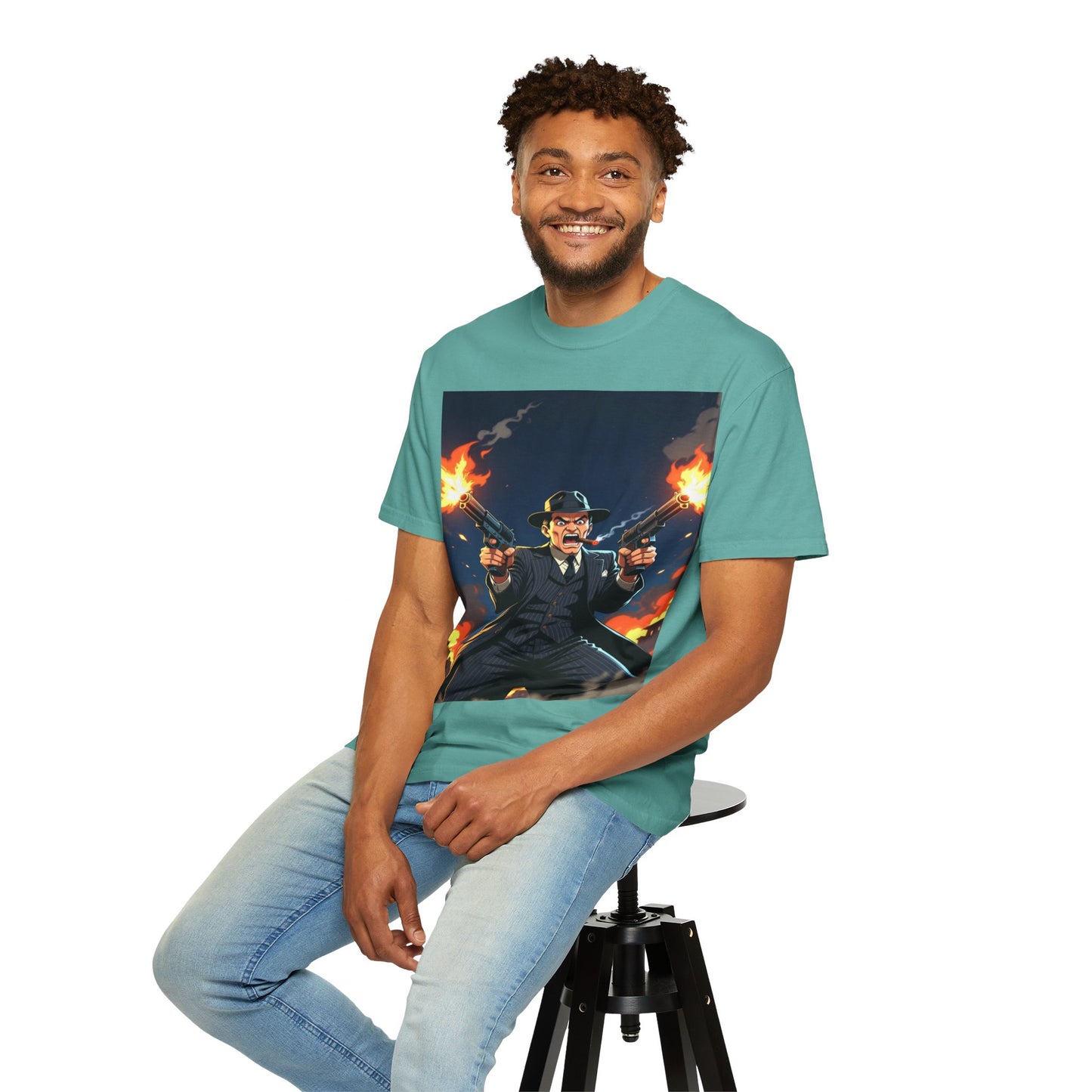 Gangster T‑Shirt — Vintage Outlaw Graphic Tee