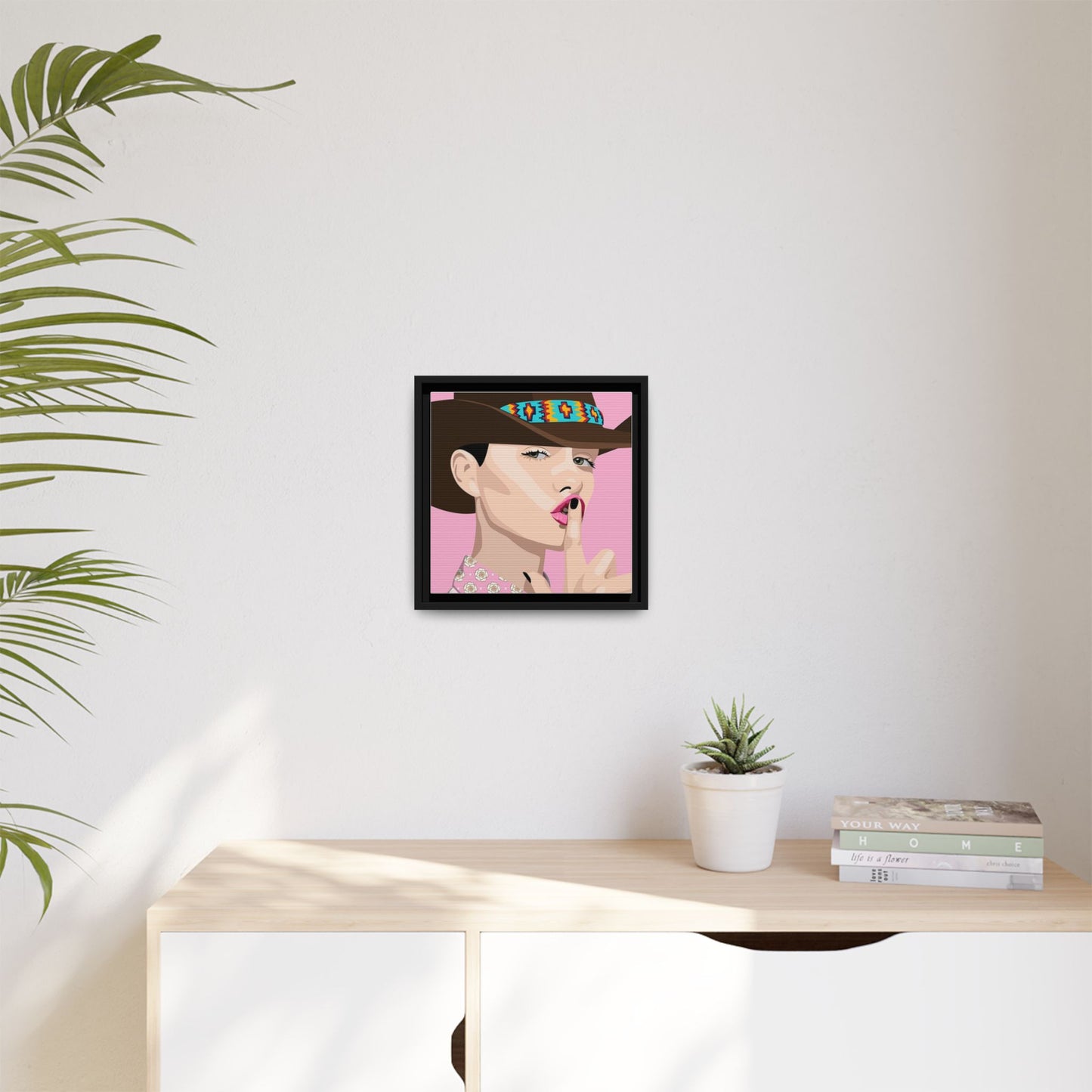 Vivid 63 by Orit Fuchs Matte Framed Canvas Wall Art